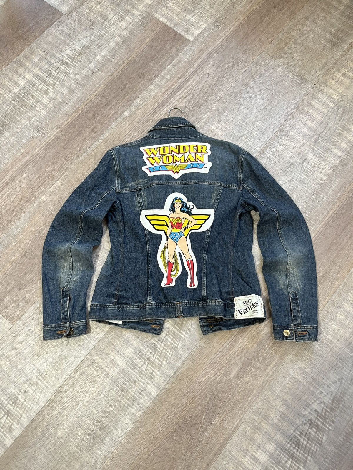 Dolce & Gabbana Dolce&Gabbana Vintage Wonder Woman Limited Denim Jacket Size L / US 10 / IT 46 - 1 Thumbnail
