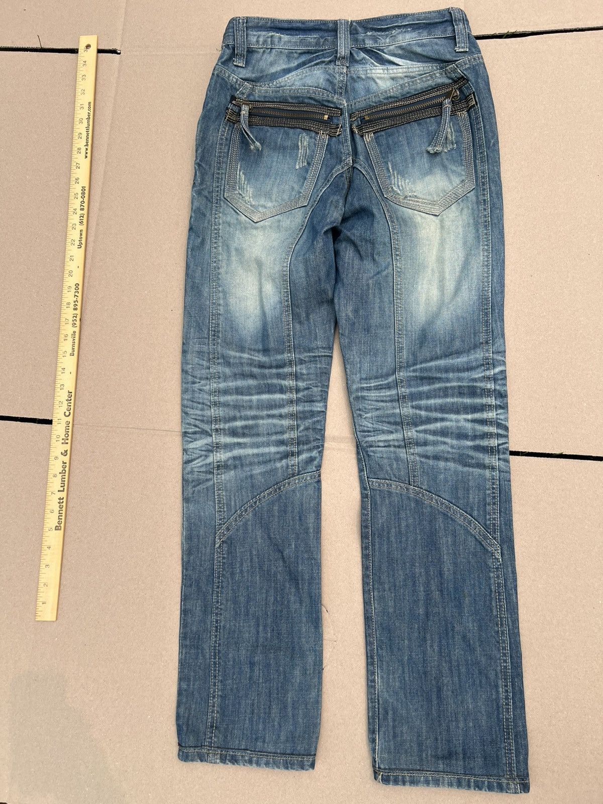 Japanese Brand Joneaa Japanese Patchwork Streetwear Jeans Size US 28 / EU 44 - 2 Thumbnail