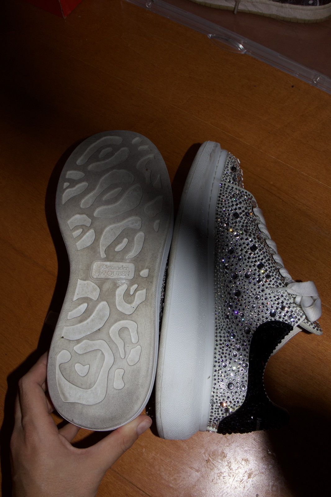 Alexander McQueen Alexander McQueen Crystal Embellished Oversized Sneaker Size US 9 / IT 39 - 9 Thumbnail