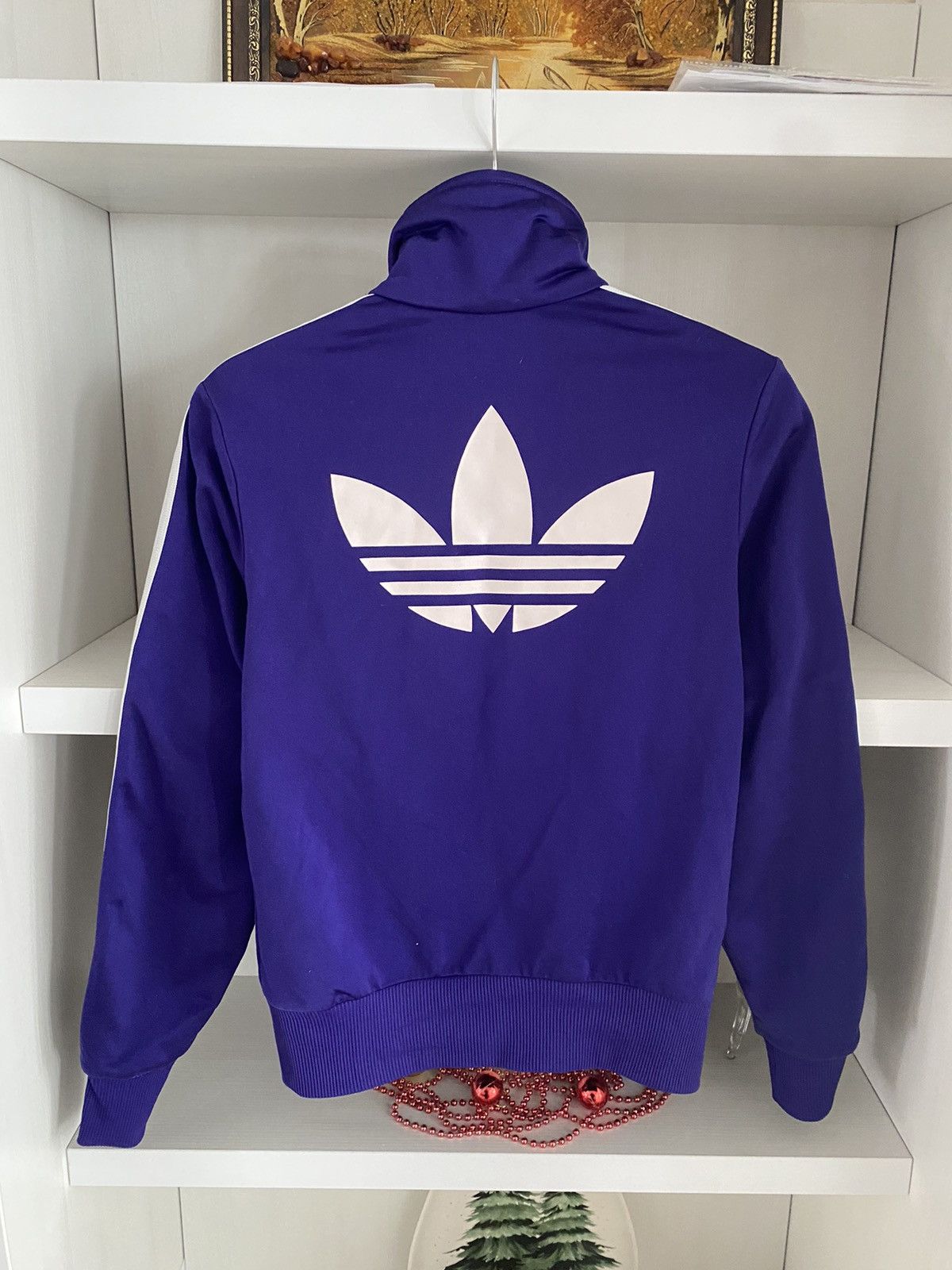 Adidas Vintage Adidas Zip Hoodie Japanese Avant-Garde Y2K Big Logo Size US S / EU 44-46 / 1 - 5 Thumbnail