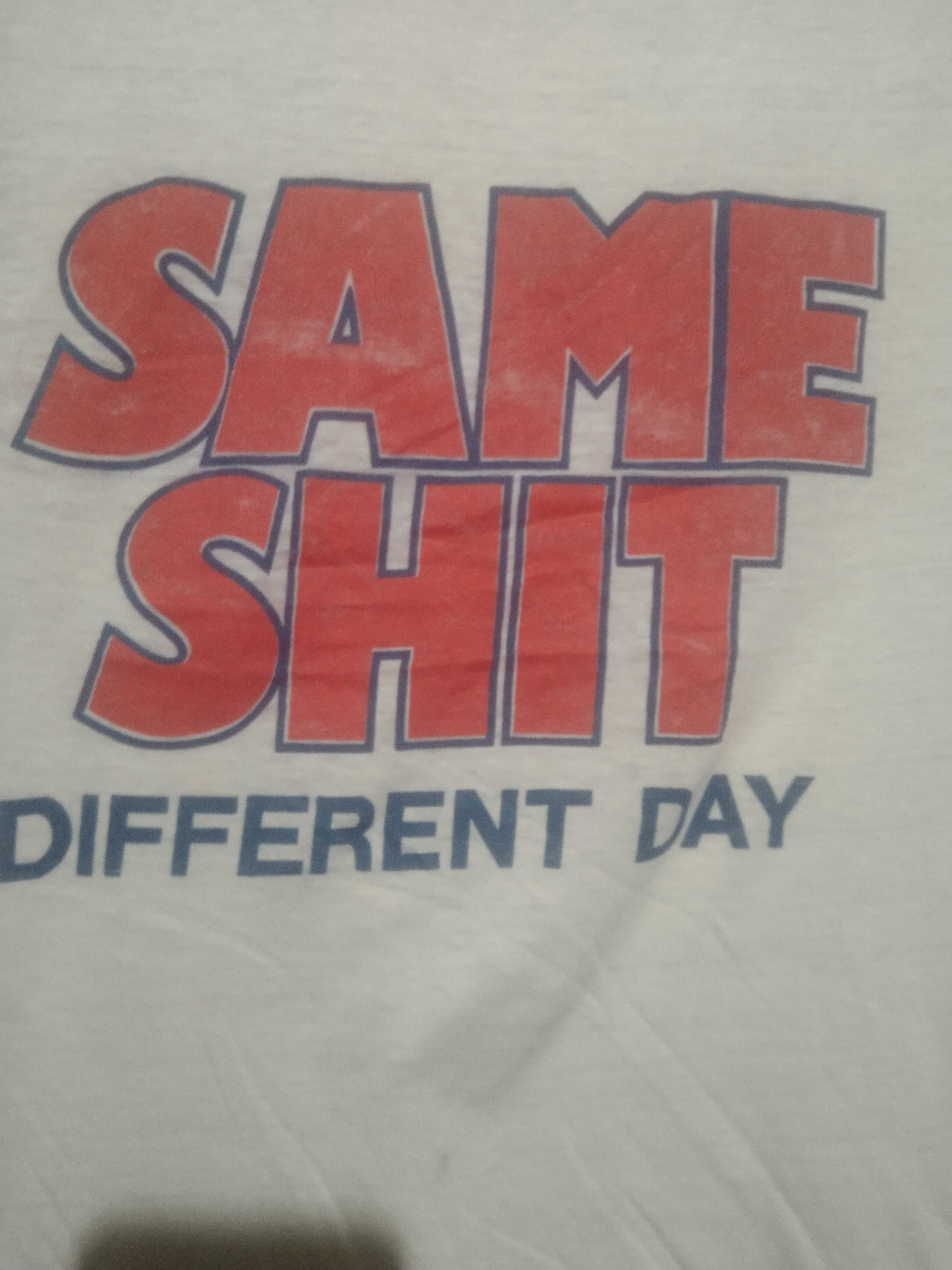 Vintage Vintage 80's Same shit different day cut sleeve shirt Size US M / EU 48-50 / 2 - 4 Thumbnail