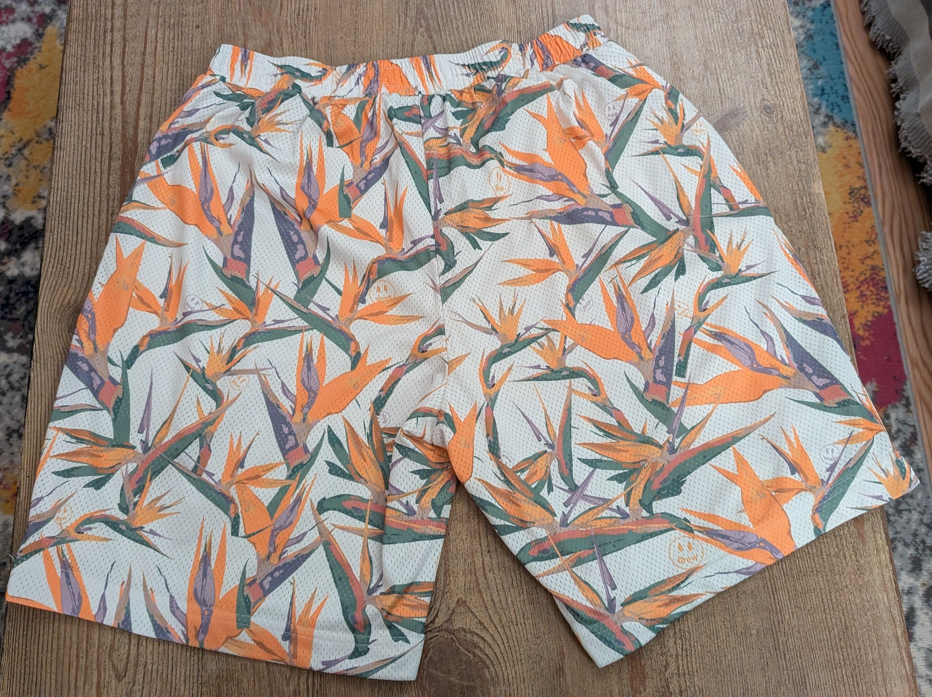 Drew House Drew House Birds Of Paradise Secret Mesh Shorts Size US 38 / EU 54 - 3 Thumbnail