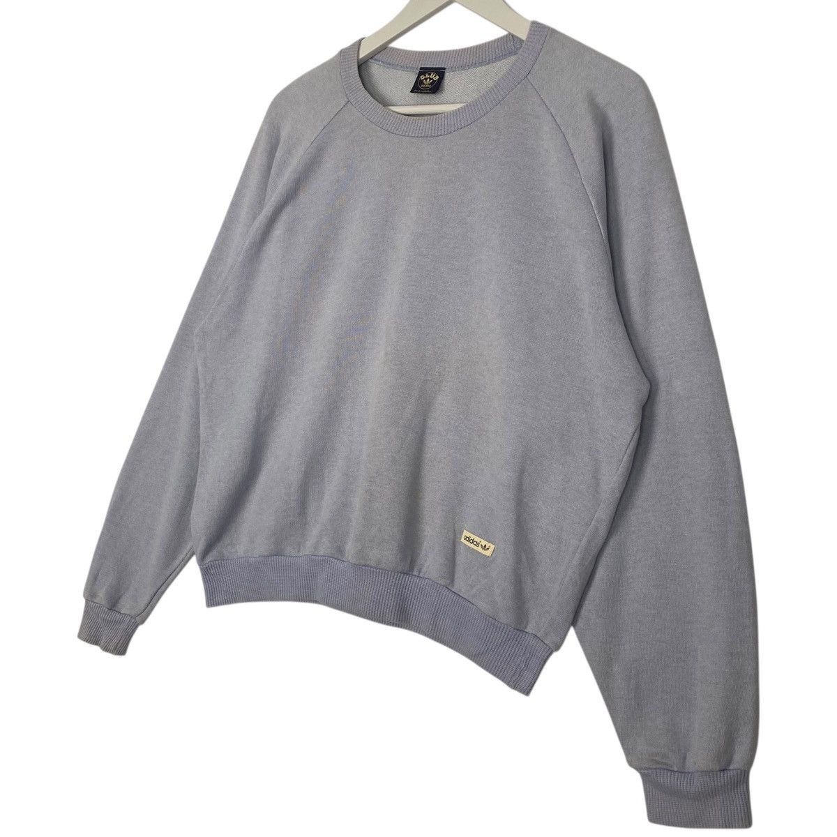 Vintage Vintage 90s Adidas Club Sweatshirt Crewneck Blue Size S Size US S / EU 44-46 / 1 - 2 Thumbnail