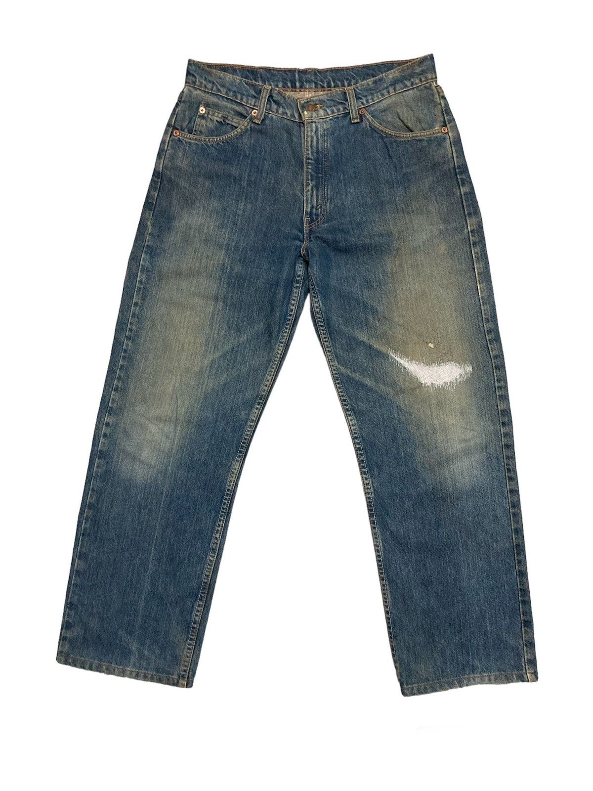 Levi's Vintage Distressed Levi’s Orange Tab 612 Blue Jeans Size US 33 - 1 Thumbnail