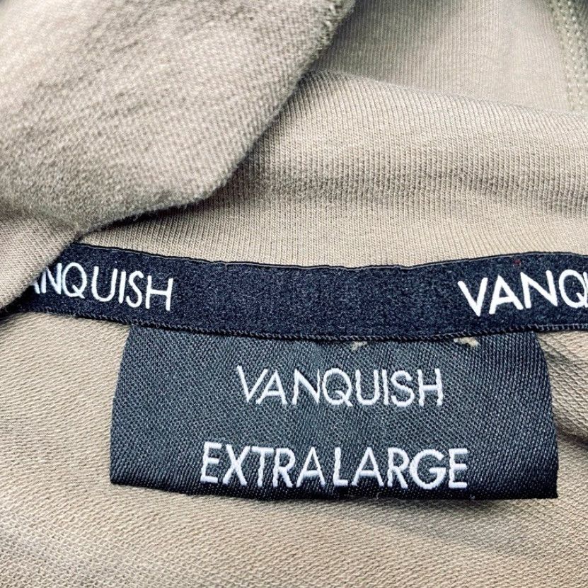 Logo 7 Vanquish Pullover Hoodie Men’s XL Tan Chest Logo Drawstring Pockets 8401 Size US XL / EU 56 / 4 - 6 Thumbnail