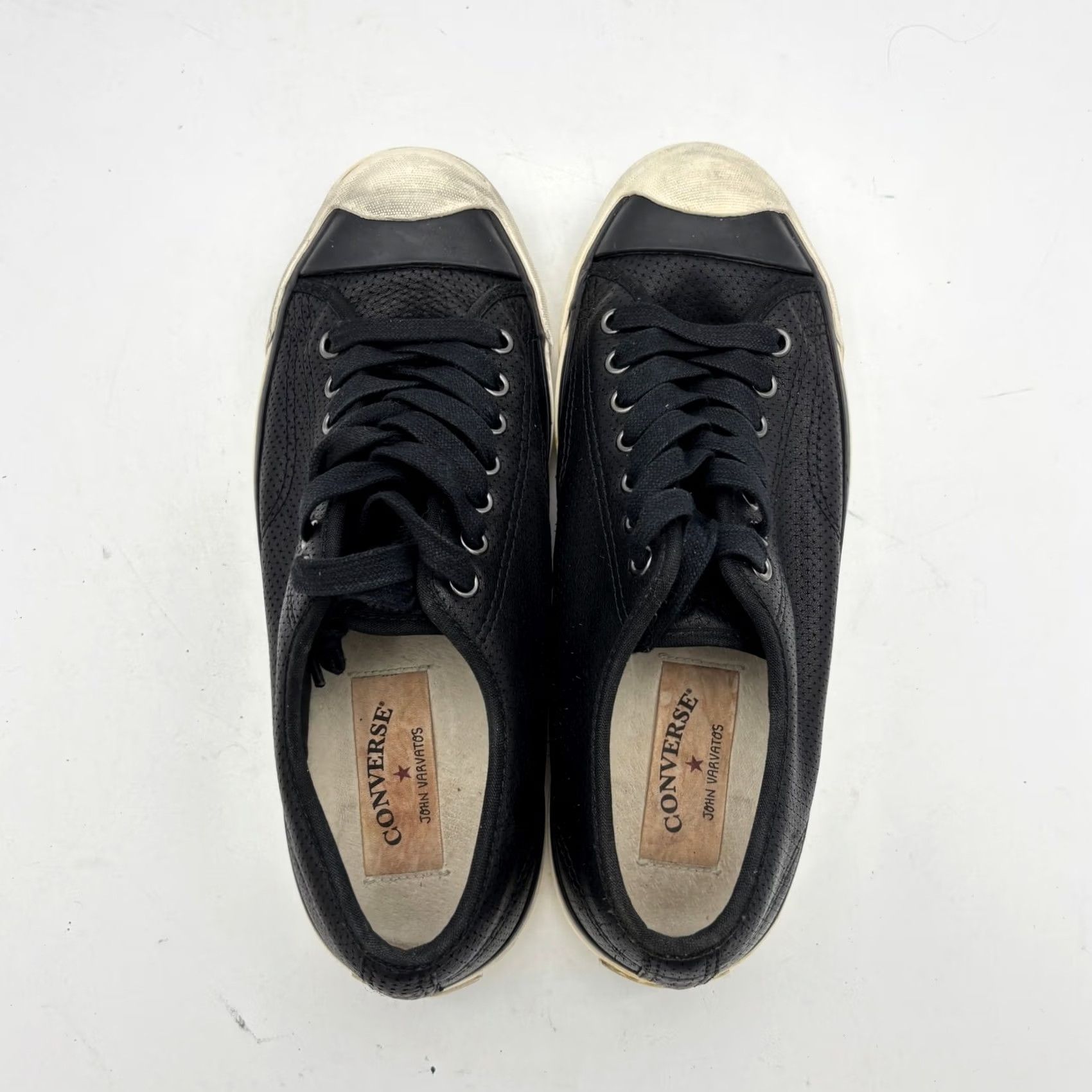 Converse Converse Jack Purcell John Varvatos Limited Edition Sneakers Leather Men 8.5 Black Mens Size US 9 / EU 42 - 6 Thumbnail