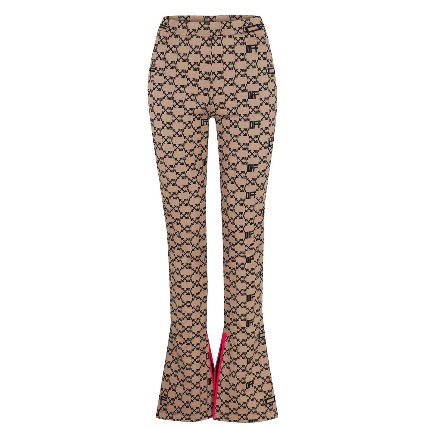 o1g2r1mq1224 Monogram Split Legging / Trouser Brown Black