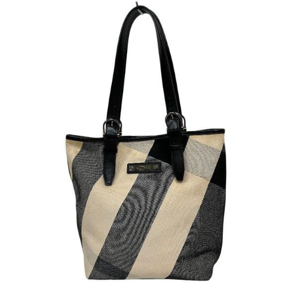 Burberry Burberry Burberry ESTABLISHED1856 Canvas Leather Tote Bag Textile Tote Bag DUTY FREE for USA Size ONE SIZE - 1 Thumbnail