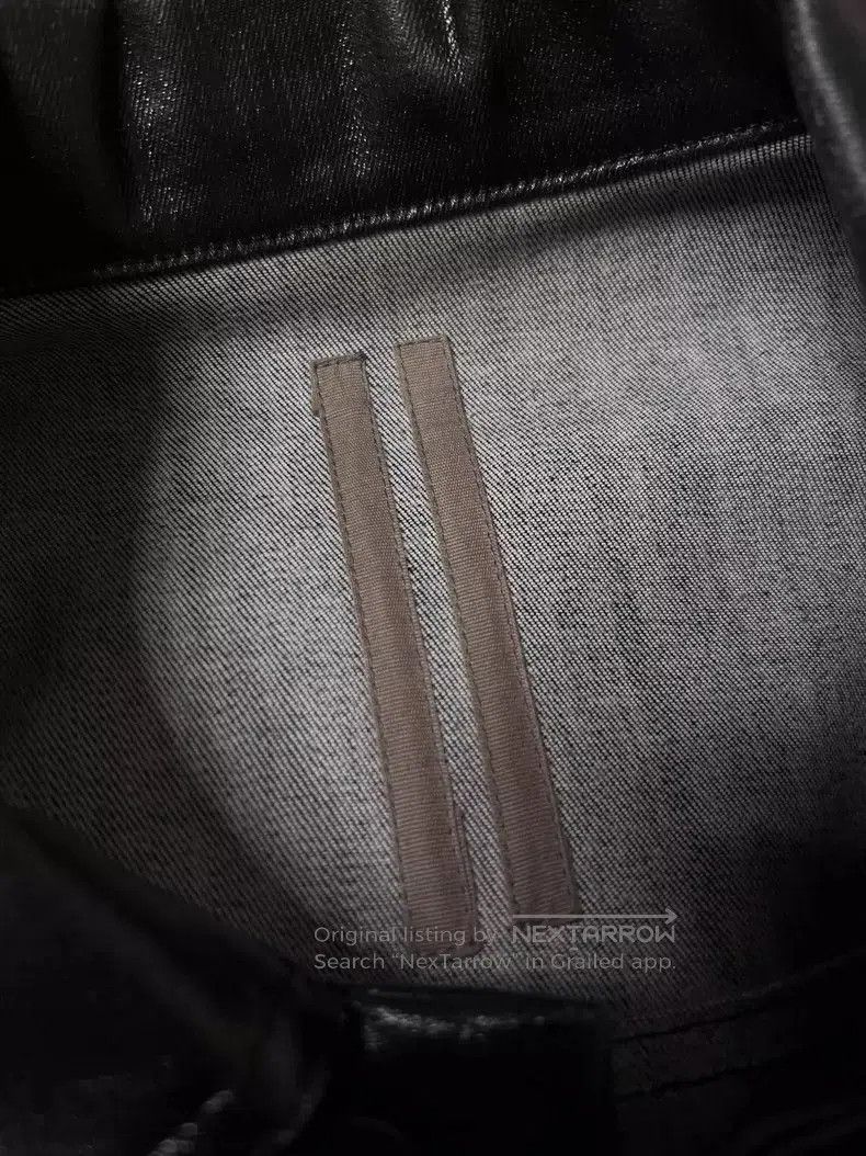 Rick Owens Rick Owens Black Waxed Long Sleeve Jacket. Size US M / EU 48-50 / 2 - 2 Thumbnail