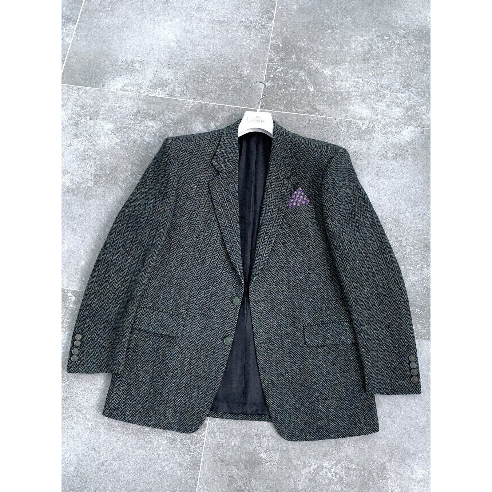 Burberry Tweed Coat | Grailed