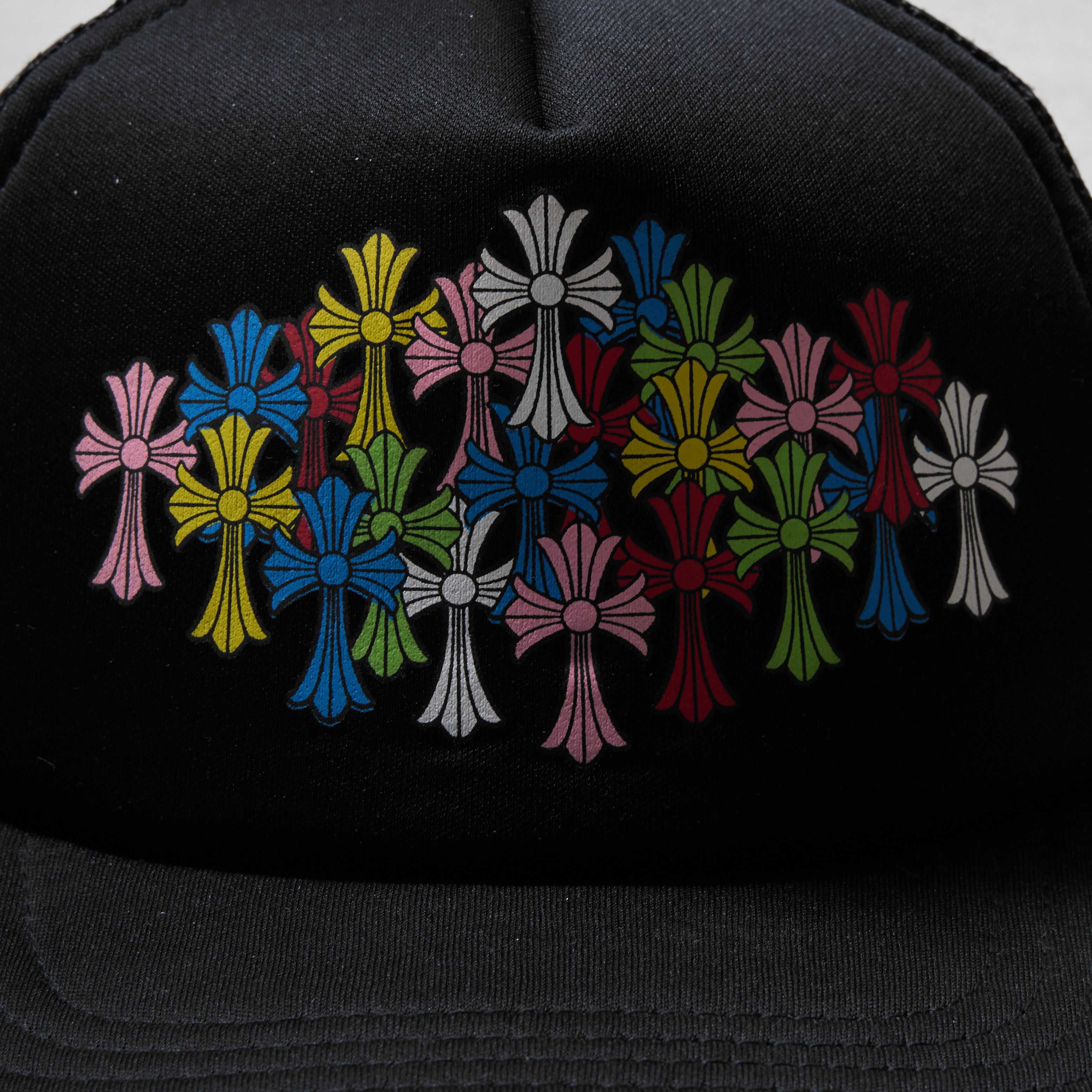 Chrome Hearts CHROME HEARTS King Taco Multicolor Cross Trucker Hat Size ONE SIZE - 3 Thumbnail