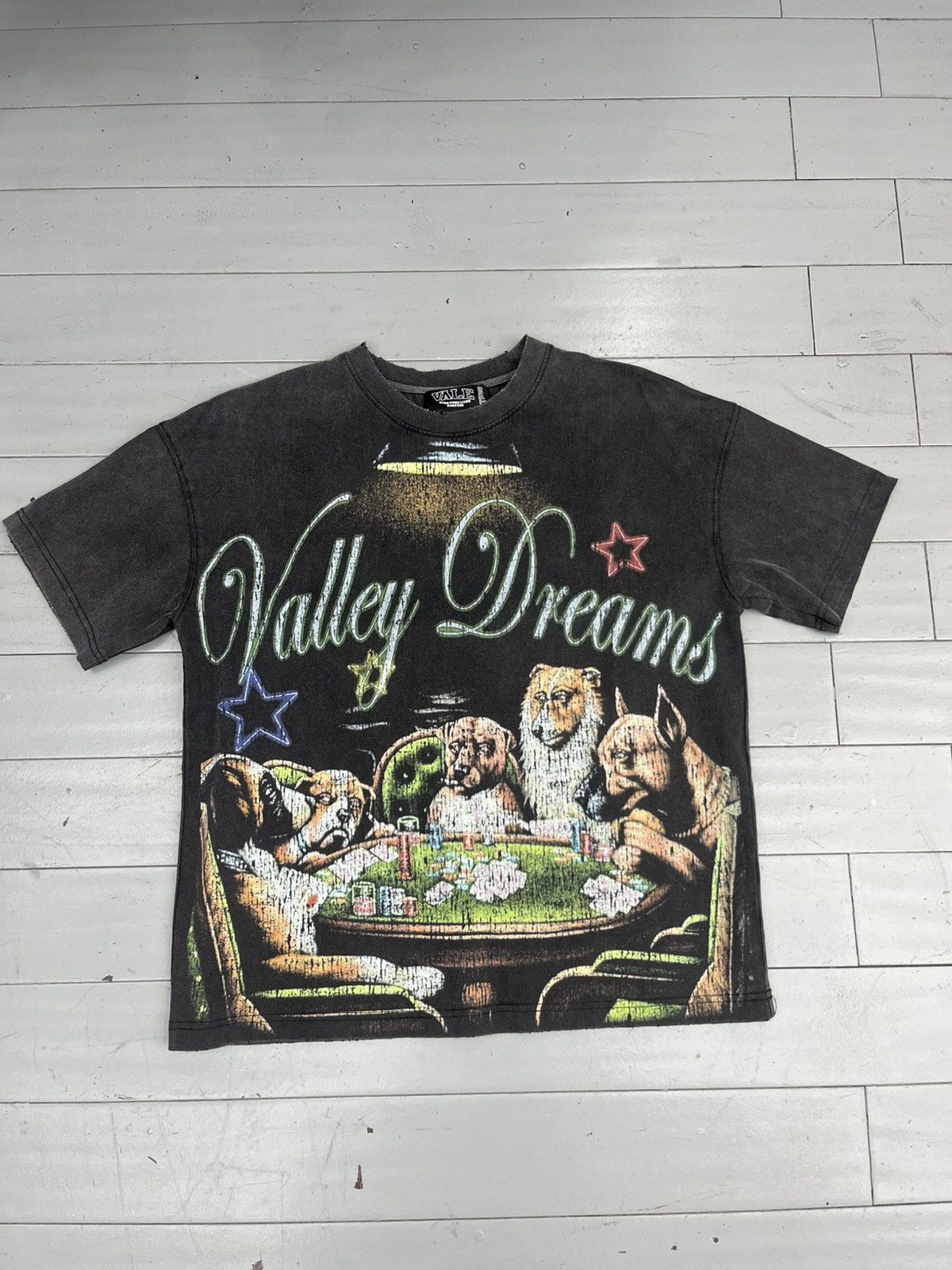 Vale Lives Poker Tee Size XL
