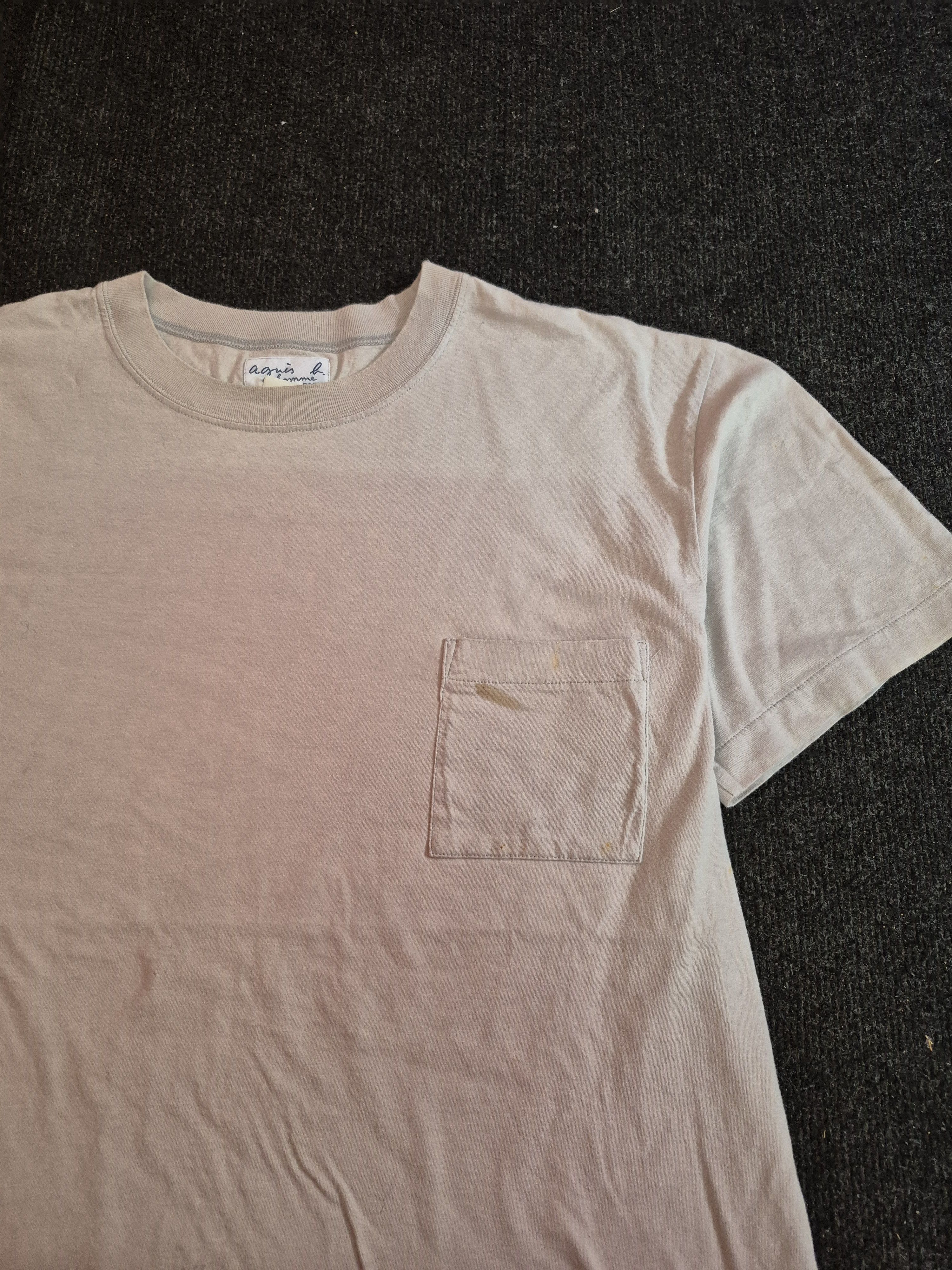 agnes b. 🔥 Agnes B Homme Paris Plain Pocket Tee Size US L / EU 52-54 / 3 - 4 Thumbnail