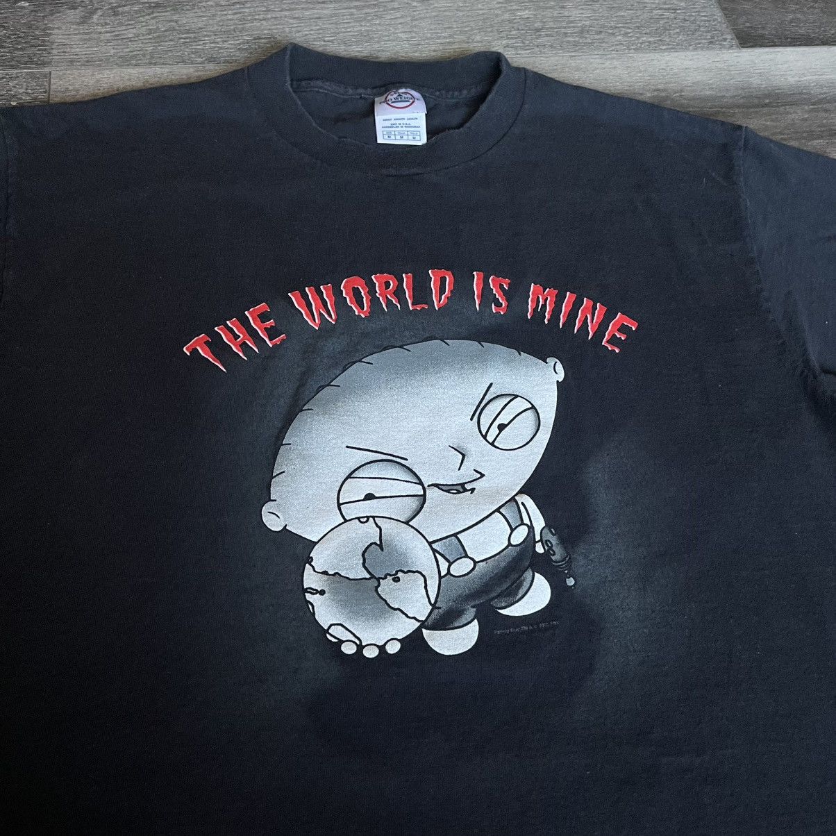 Vintage Vintage 2005 Family Guy The World Is Mine Stevie Graphic Tee Size US M / EU 48-50 / 2 - 1 Thumbnail