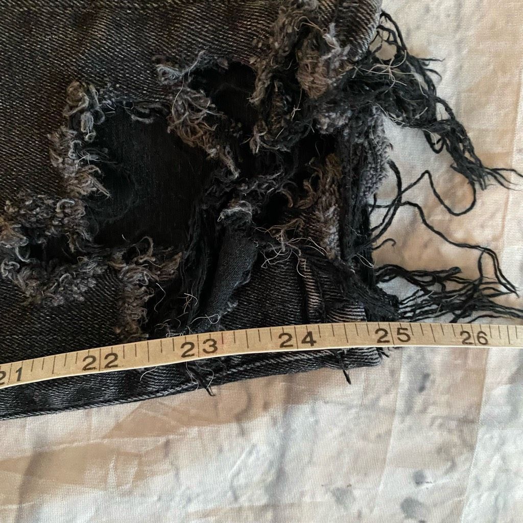 Agolde Agolde Los Angeles premium women 27 distressed ripped cotton Size 27" / US 4 / IT 40 - 8 Thumbnail