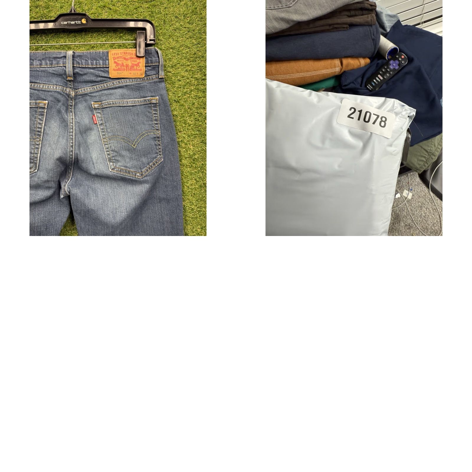 Levi's Levi's 514 Jeans Mens 32x32 Straight Regular Stretch Denim Medium Wash Blue Size US 32 / EU 48 - 8 Thumbnail