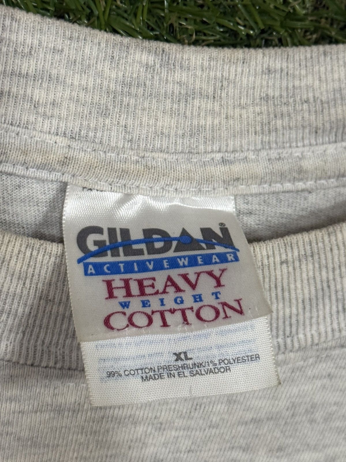Vintage Vintage Gildan Texas Longhorn Cow Logo Tee Grey XL TX Size US XL / EU 56 / 4 - 4 Thumbnail