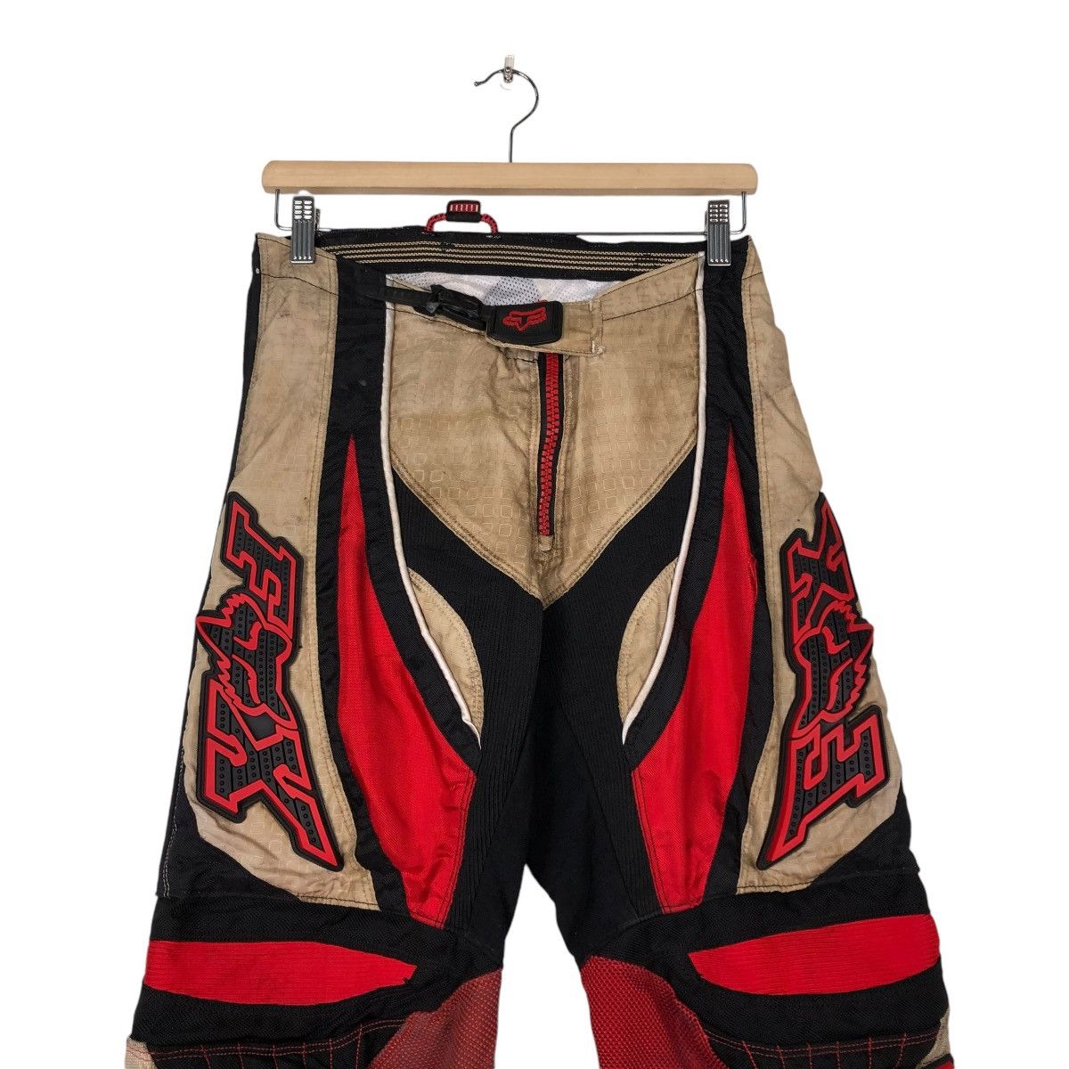 Japanese Brand 🔥VINTAGE MOTORCROSS RACING PANTS FOX OVER PRINT Size US 28 / EU 44 - 6 Thumbnail