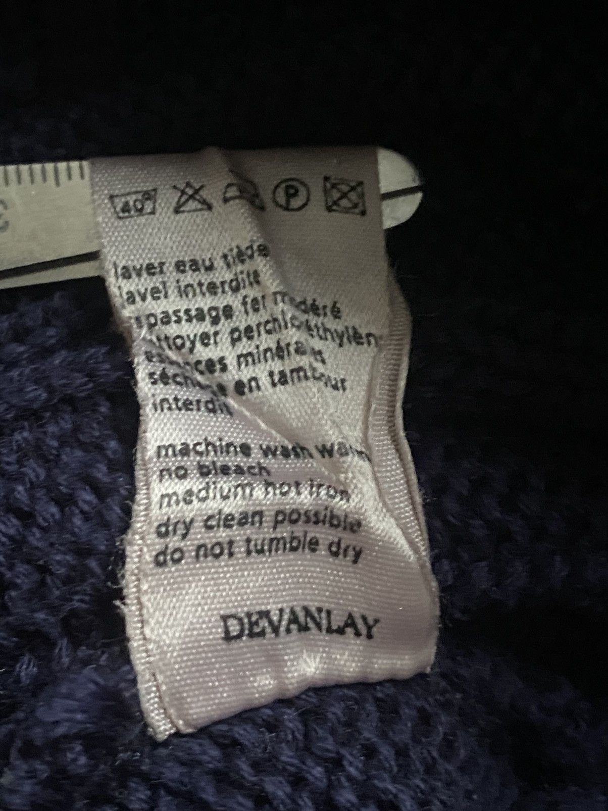 Lacoste Vintage Lacoste Sweater Size 42 Blue Pullover Knit V-Neck Size L / US 10 / IT 46 - 7 Thumbnail