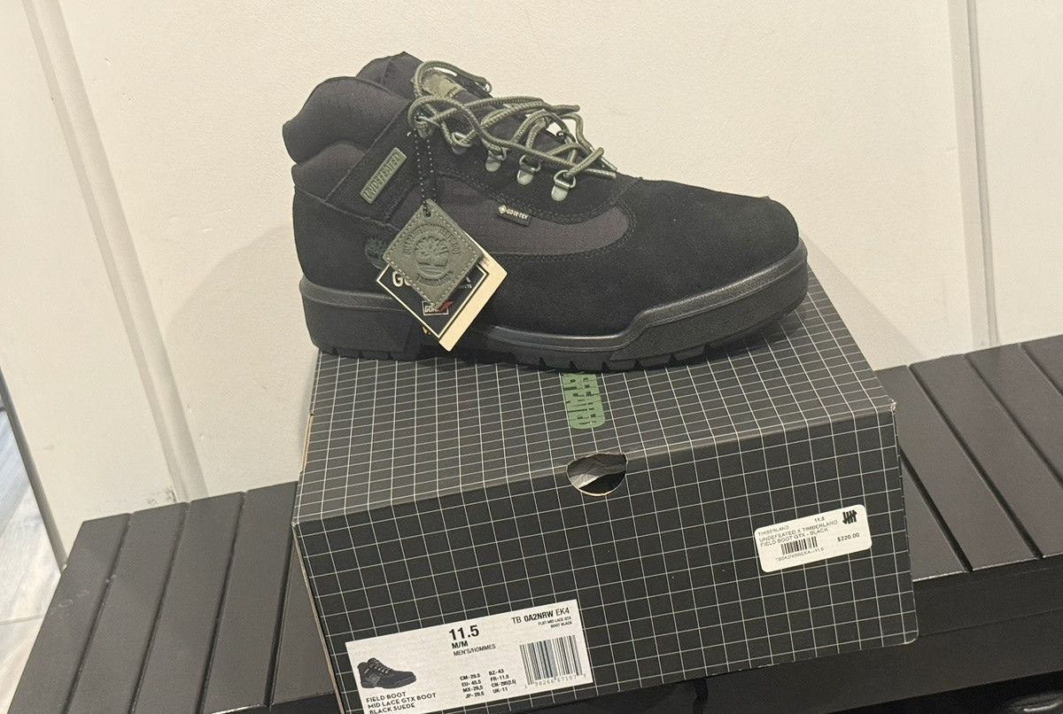 Other Timberland Field Boot Lace Up Gore-Tex Undefeated Black 11.5 Size US 11.5 / EU 44-45 - 1 Thumbnail