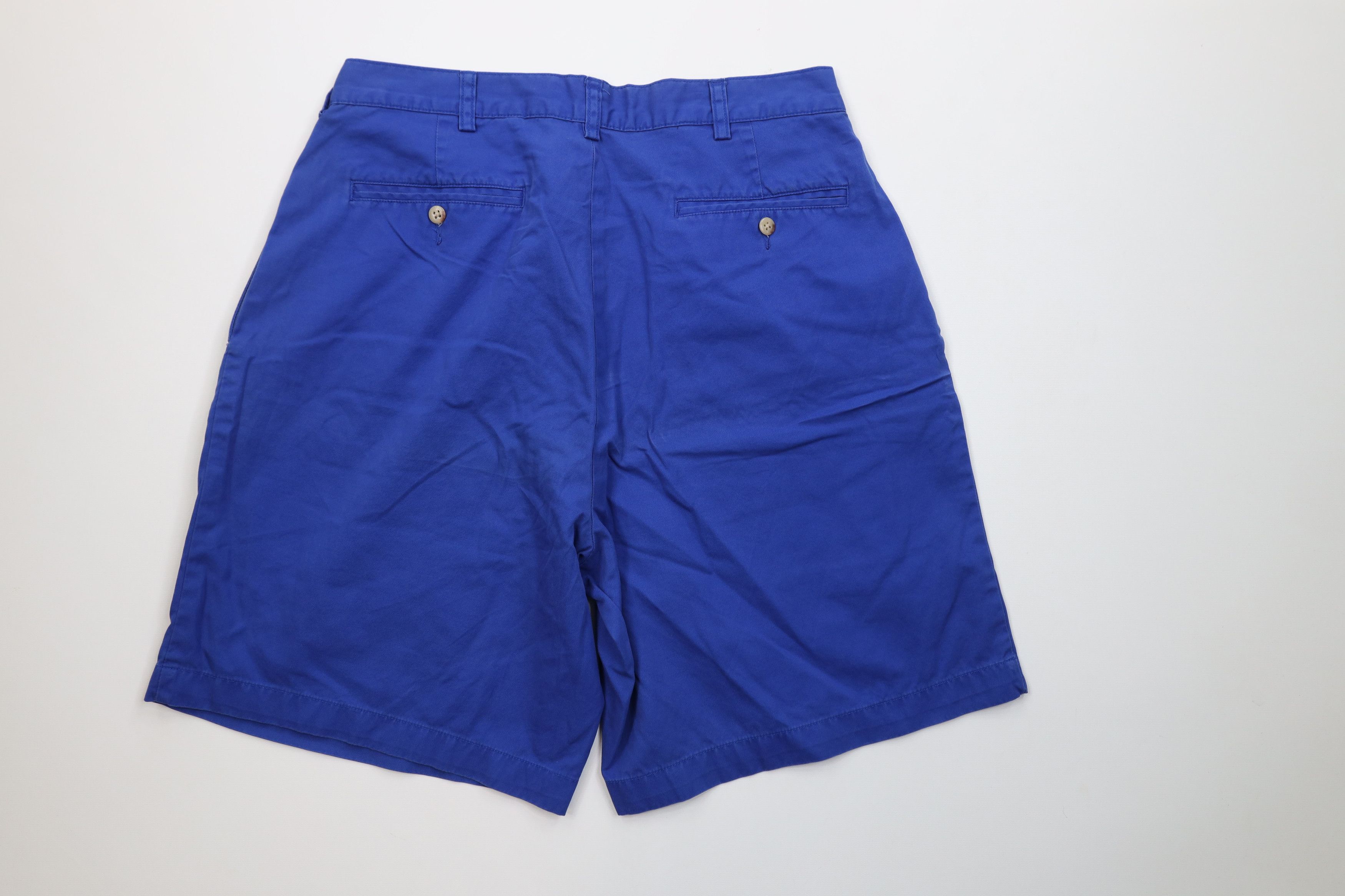 Polo Ralph Lauren Vintage 90s Ralph Lauren Above Knee Chino Shorts Royal Size US 34 / EU 50 - 8 Thumbnail