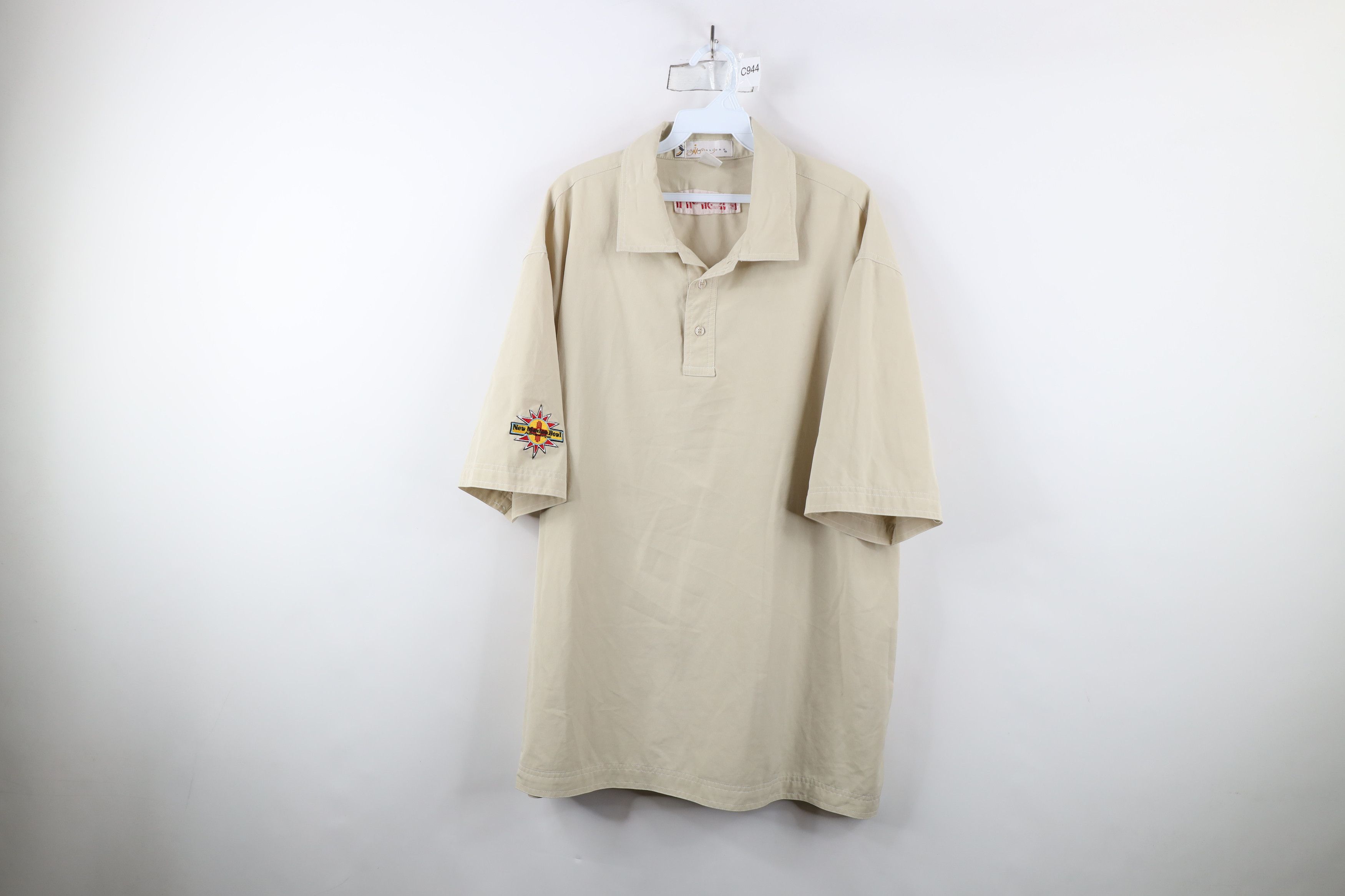 Vintage ESPN New Mexico Bowl Football Collared Polo Shirt