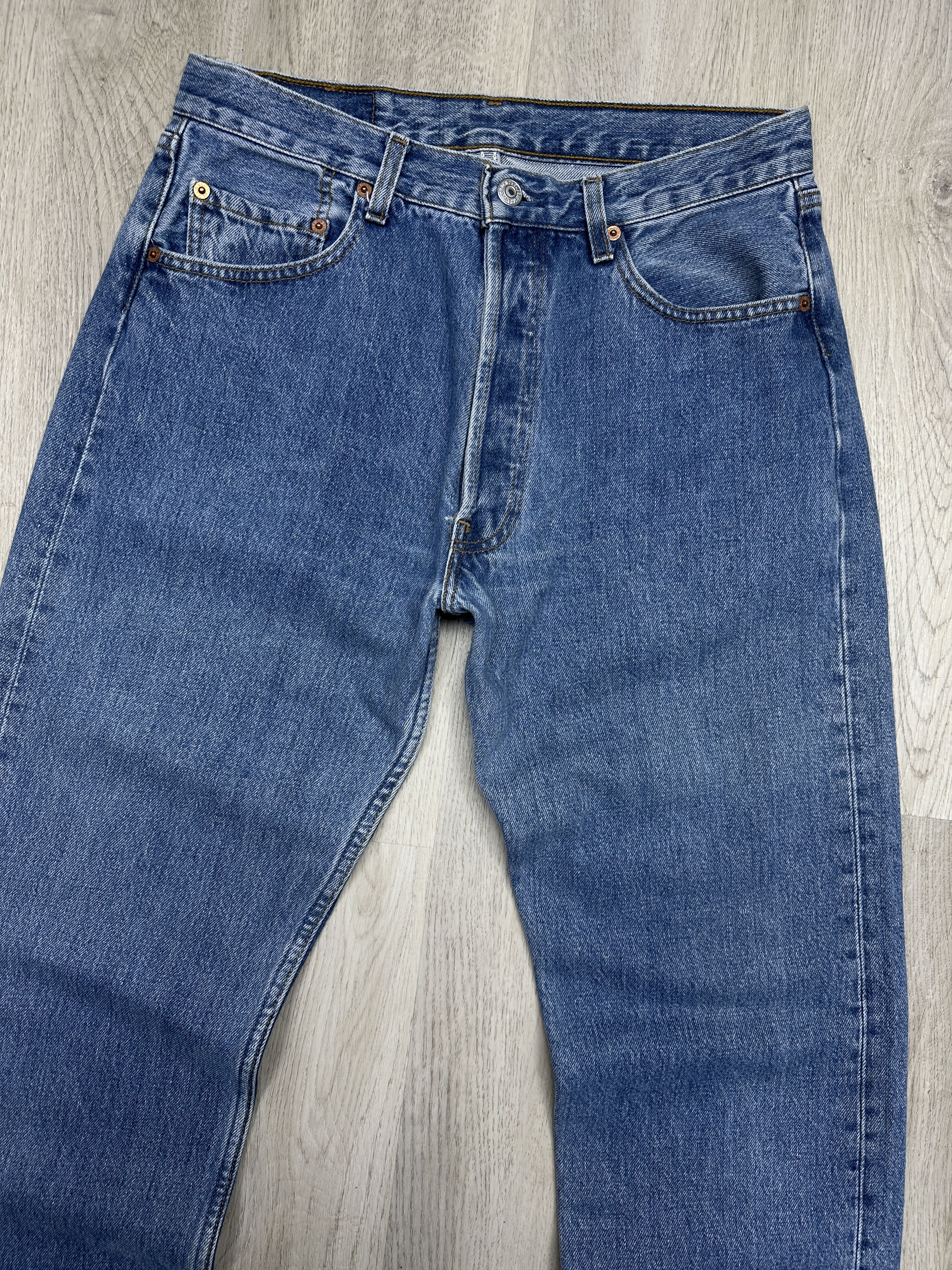 Levi's Levi's 501 90s Vintage Mens Denim Pants Jeans Size US 33 - 6 Thumbnail