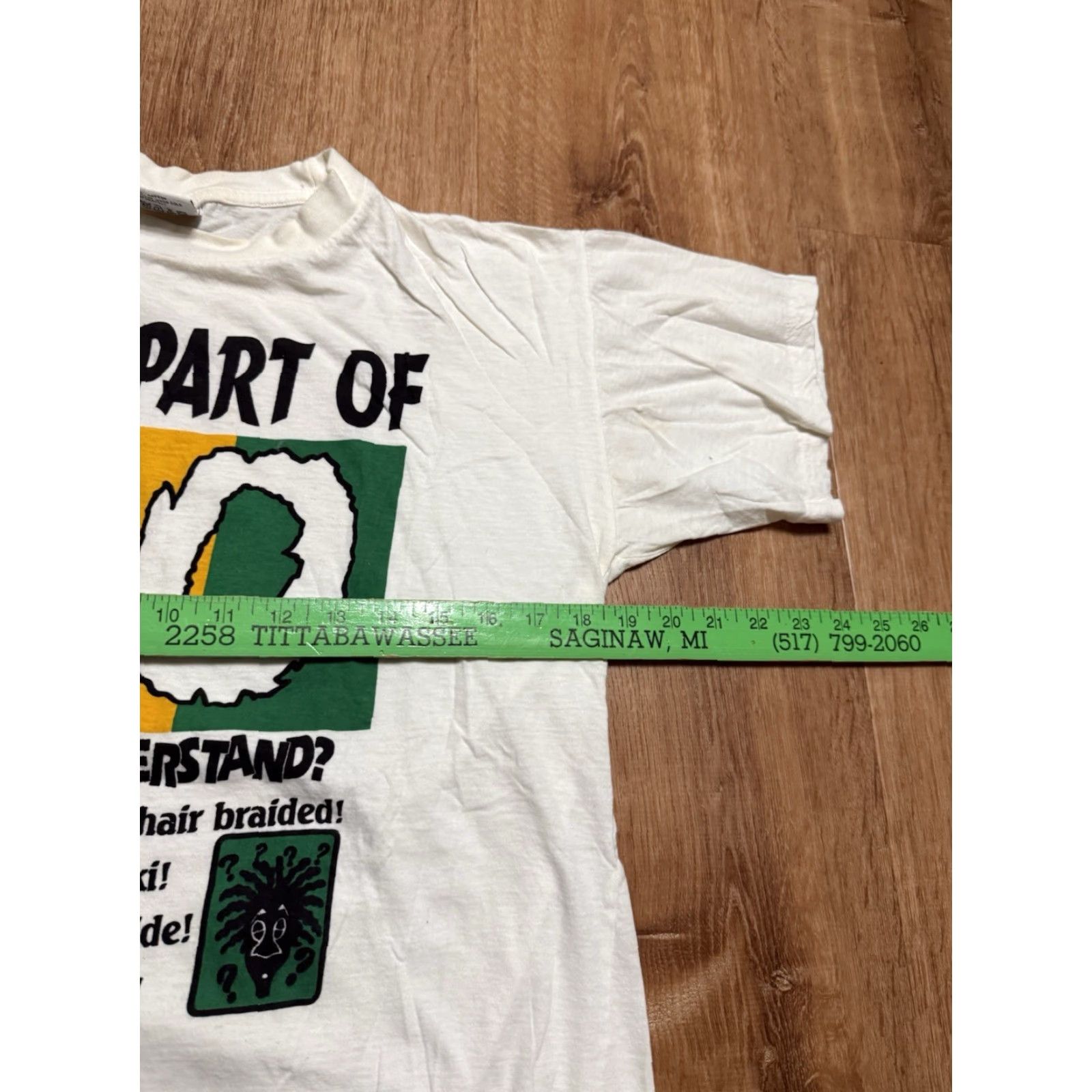Vintage Jamaica T-Shirt Size Medium “What Part Of No Don't You Understand?" Shirt Mens M White Cotton Preshrunk Regular Sleeve Short Crew Neck Size US M / EU 48-50 / 2 - 5 Thumbnail