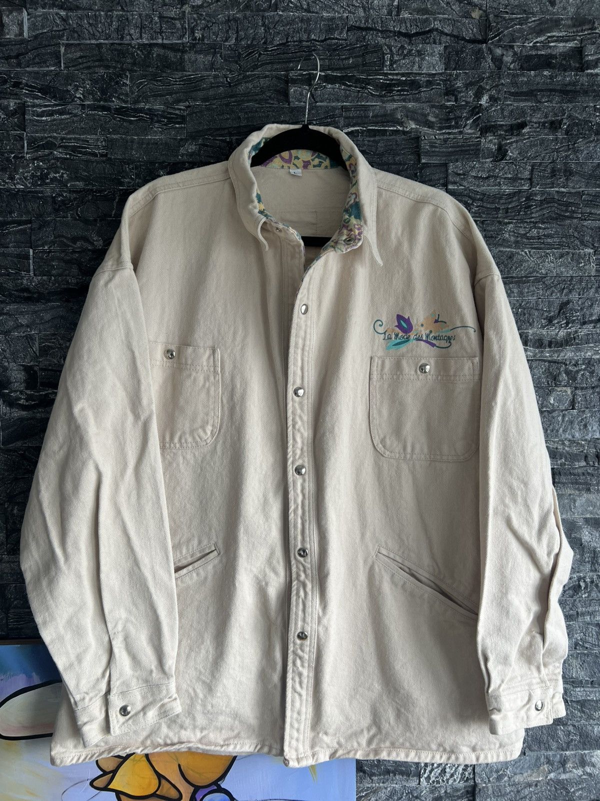 Vintage Snap Work Shirt Size US L / EU 52-54 / 3 - 1 Thumbnail