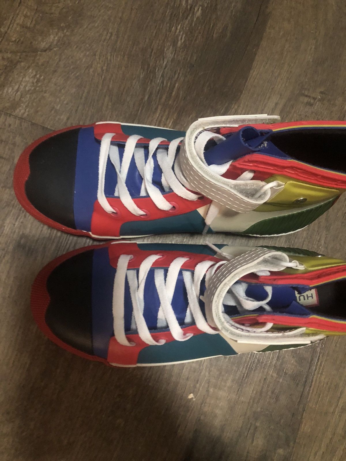 Hunter Hunter Multicolor High Top Waterproof Sneakers - Size US 6 / IT 36 - 9 Thumbnail