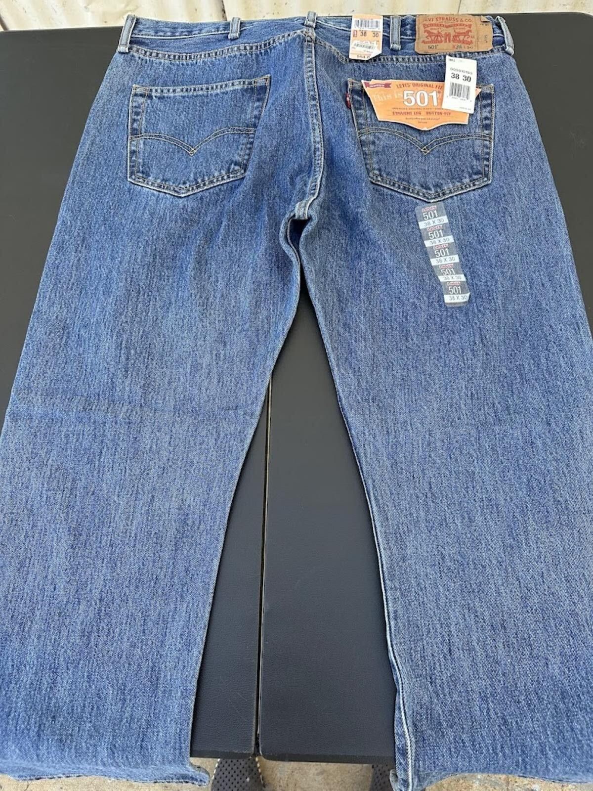 Levi's Levi’s 501 Button Fly Jeans NWT 38x30 Size US 38 / EU 54 - 8 Thumbnail