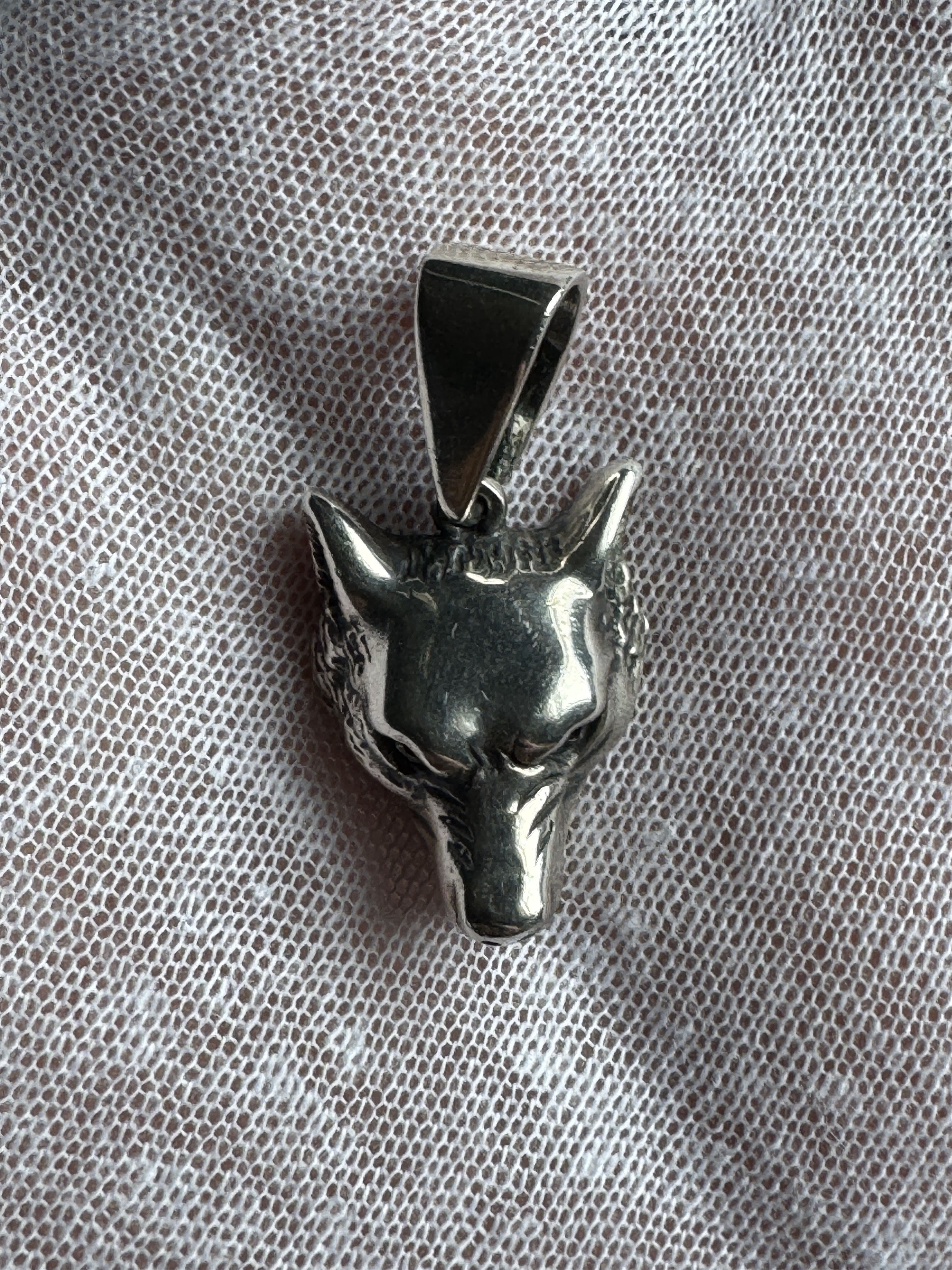 The Great Frog Small Wolf Head Pendant Size ONE SIZE - 1 Thumbnail