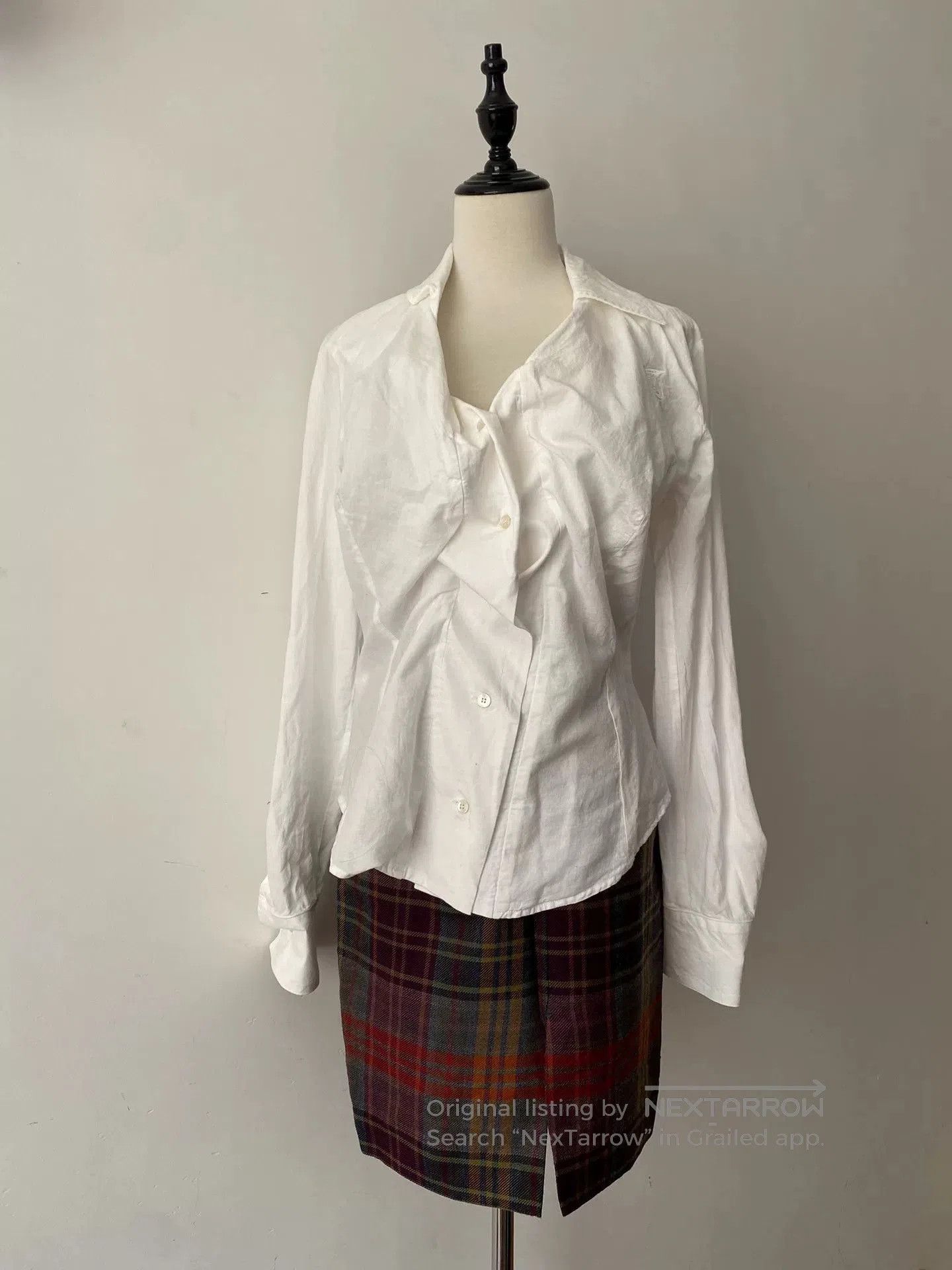 Vivienne Westwood vivienne westwood white drunken shirt. Size L / US 10 / IT 46 - 6 Thumbnail