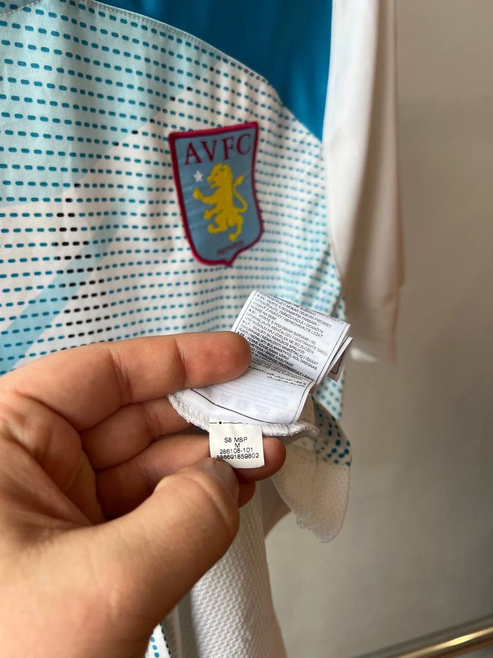 Nike 2007/08 ASTON VILLA TRAINING SOCCER JERSEY FOOTBALL SHIRT M Size US M / EU 48-50 / 2 - 11 Thumbnail