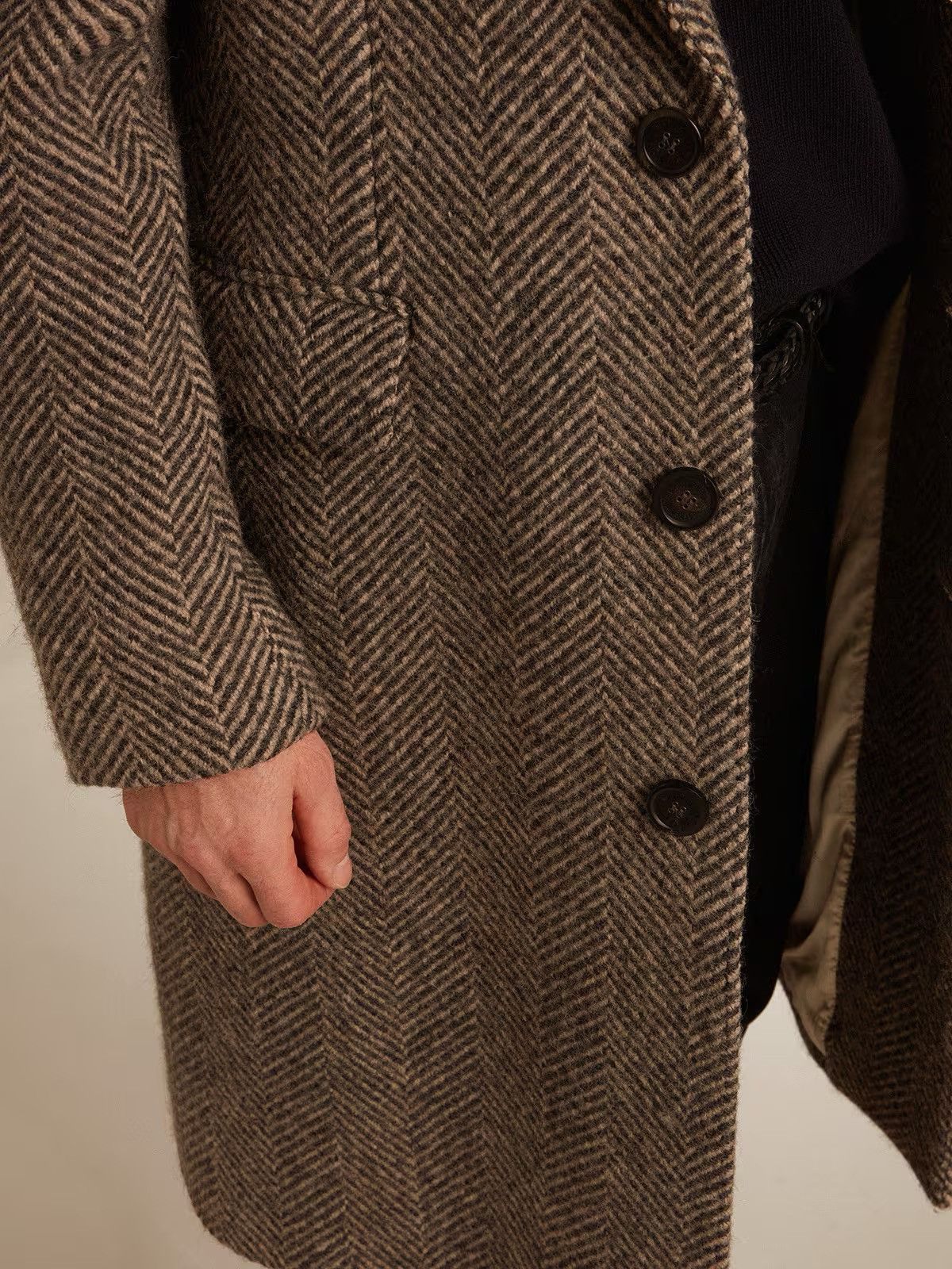 Golden Goose single-breasted wool coat. Size EU 48 USA 38 medium Size US M / EU 48-50 / 2 - 5 Thumbnail