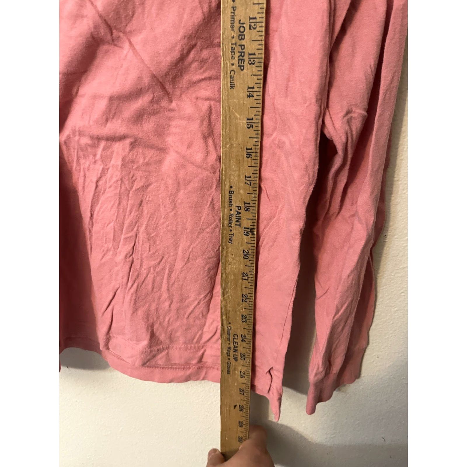 Victoria's Secret Victoria's Secret Pink T-Shirt Womens Small Light Pink Long Sleeve Round Neck Shirt Womens Small Pink Classic Basic 100% Cotton Knit Casual Workwear Size S / US 4 / IT 40 - 5 Thumbnail
