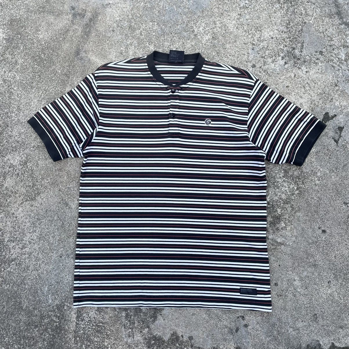 Japanese Brand × Neighborhood × Vintage 🔥Rare🔥🇯🇵Vintage Neighborhood Stripes Ringer Tee Size US S / EU 44-46 / 1 - 1 Thumbnail