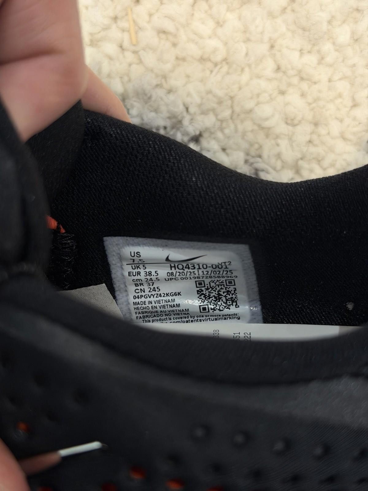 Nike Size 7.5 - Nike Mind 002 Black Chrome Hyper Crimson Women’s Size US 7.5 / IT 37.5 - 6 Thumbnail