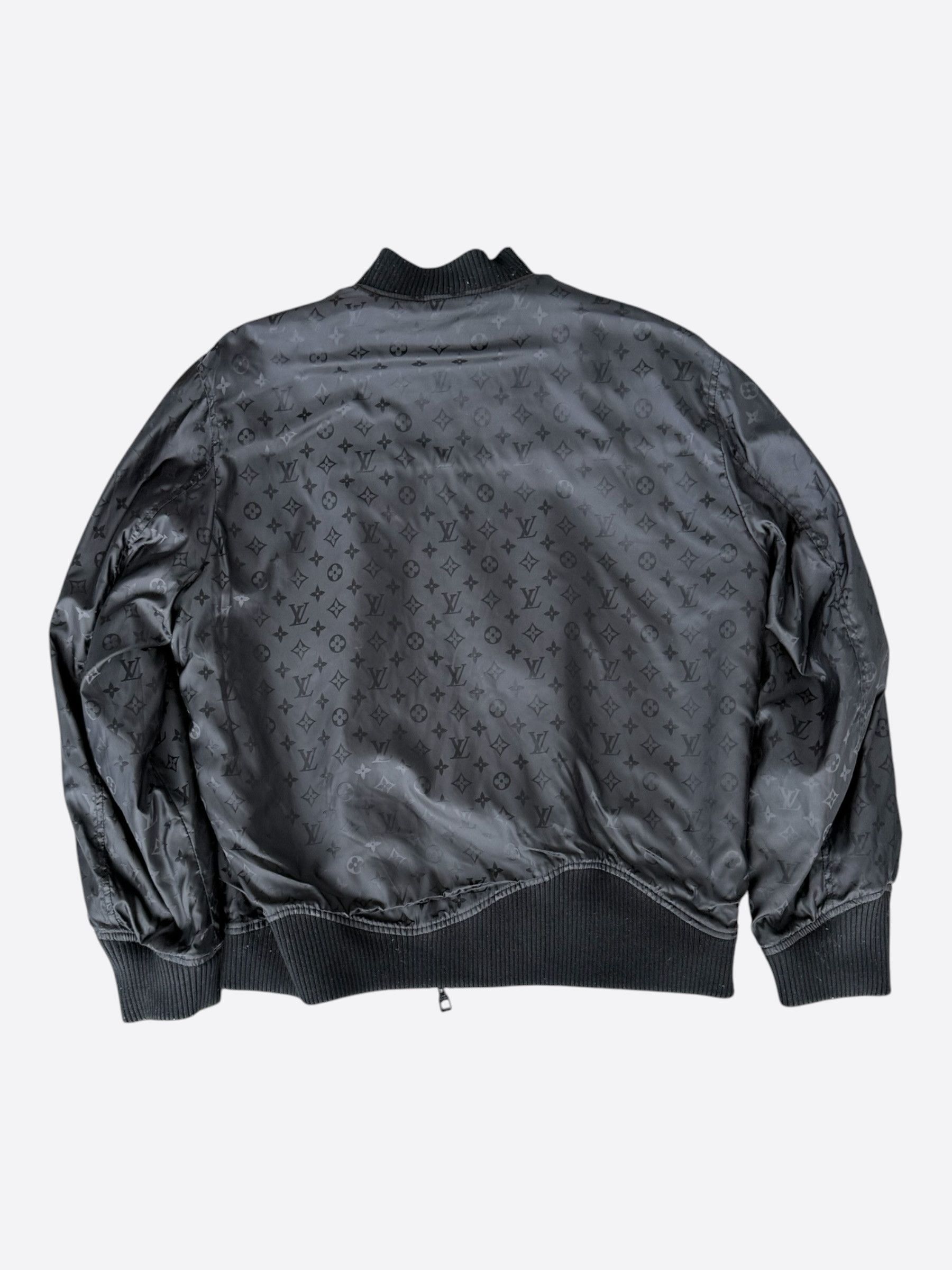 Louis Vuitton Louis Vuitton Black Monogram Reversible Leather Jacket Size US M / EU 48-50 / 2 - 3 Thumbnail