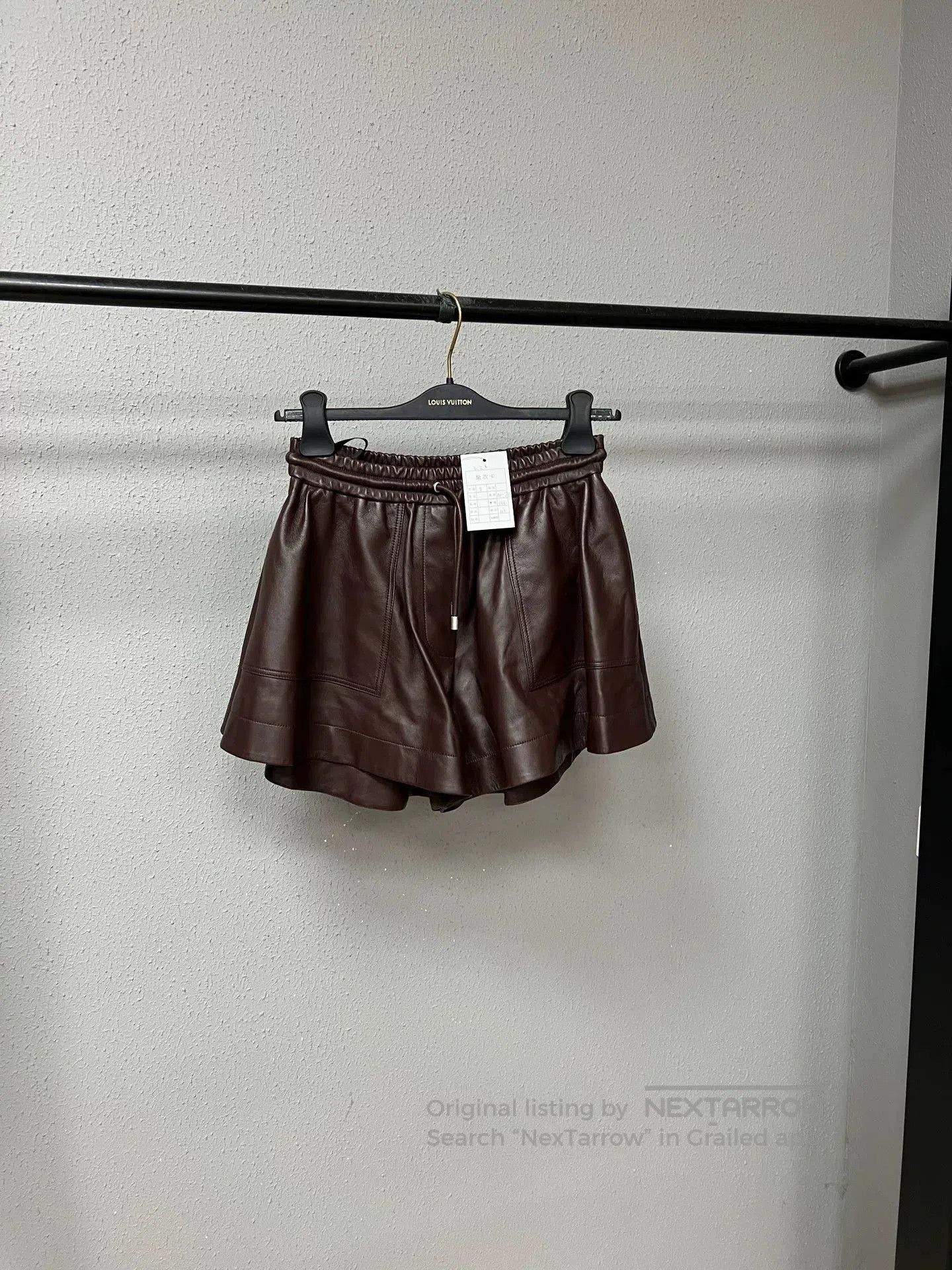 Loewe Loewe Leather Shorts. Size 28" / US 6 / IT 42 - 1 Thumbnail