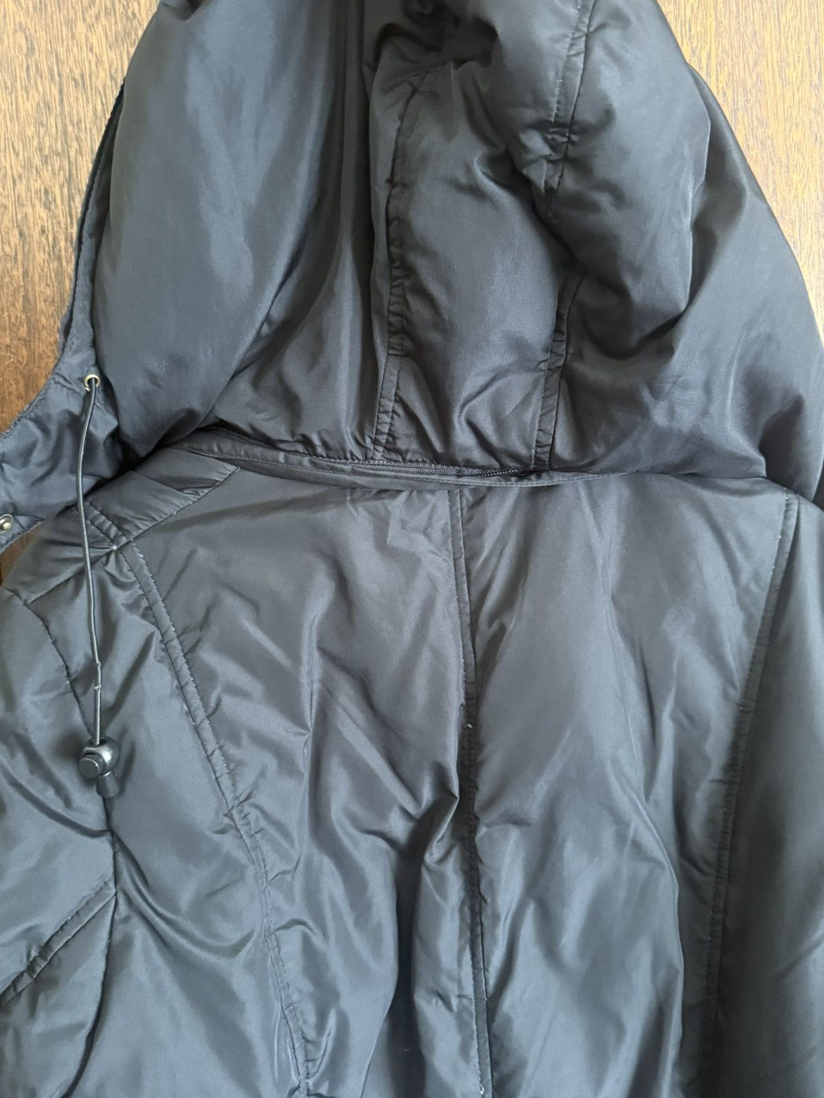 Other Vintage black cropped down military puffer jacket Size US L / EU 52-54 / 3 - 3 Thumbnail