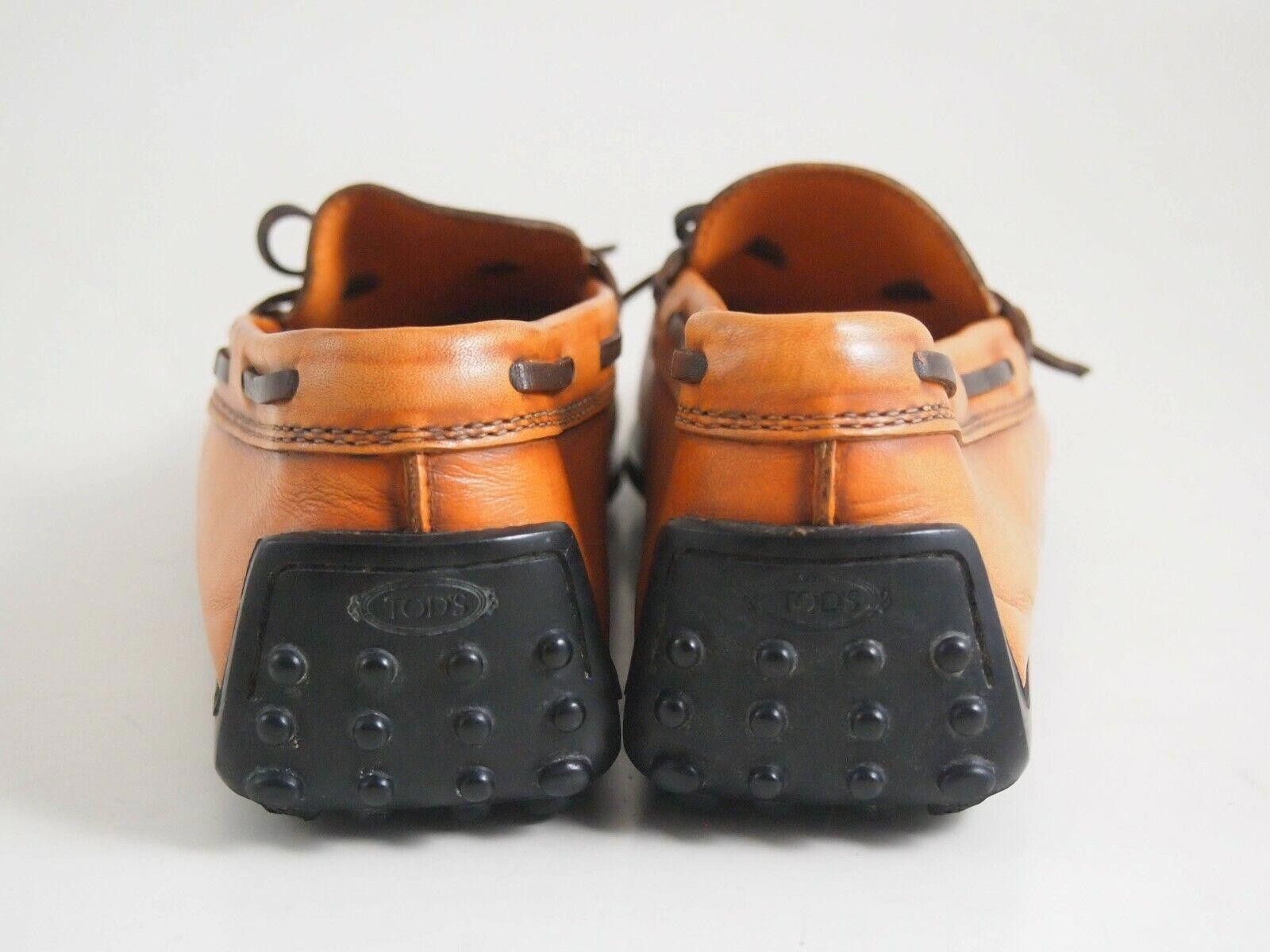 Tod's Tod's Loafers Orange Leather Womens EU 36 US 6 Size US 6 / IT 36 - 6 Thumbnail