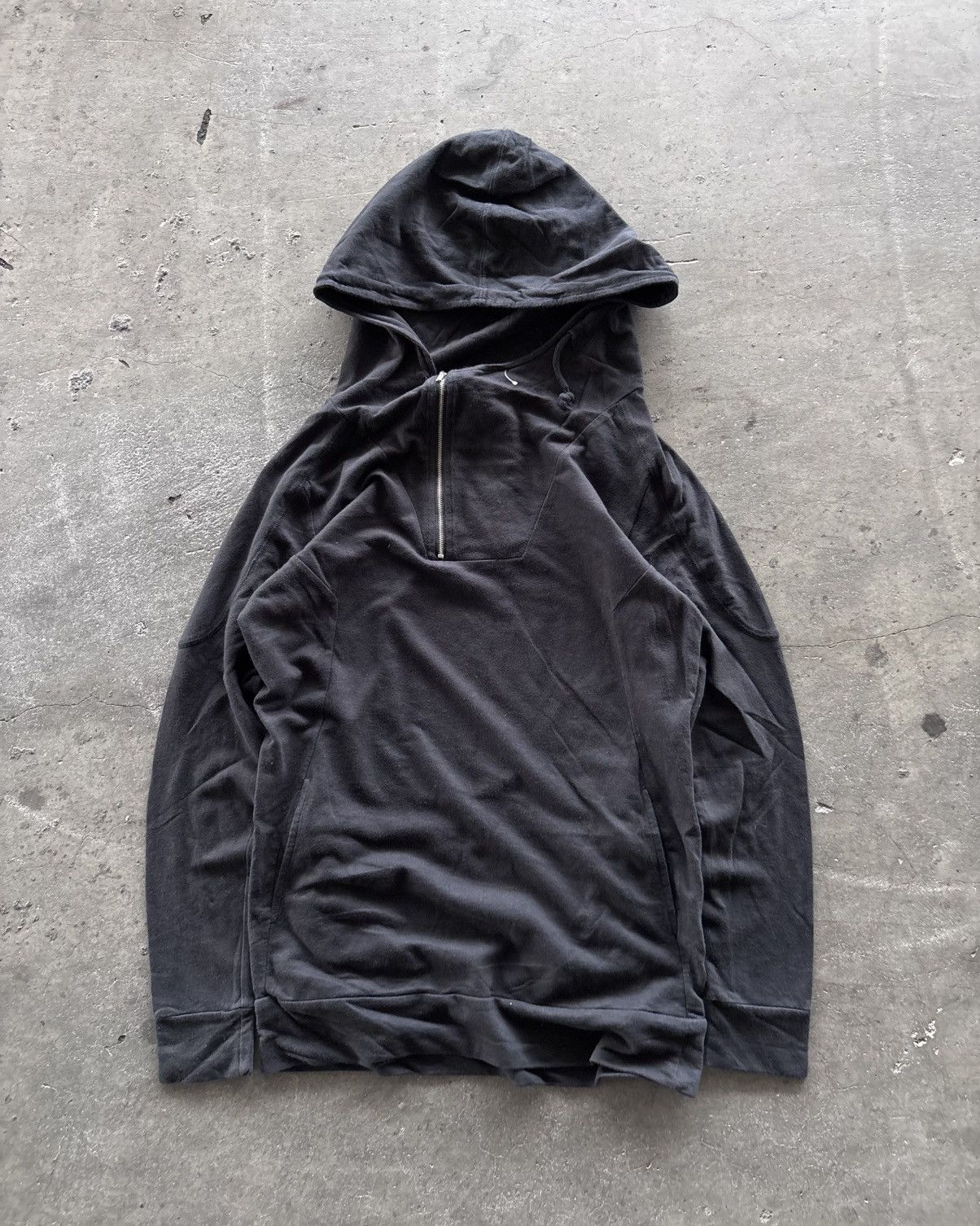 If Six Was Nine Codes Combine Assymetrical Faded Black Hoodie Size US L / EU 52-54 / 3 - 1 Thumbnail
