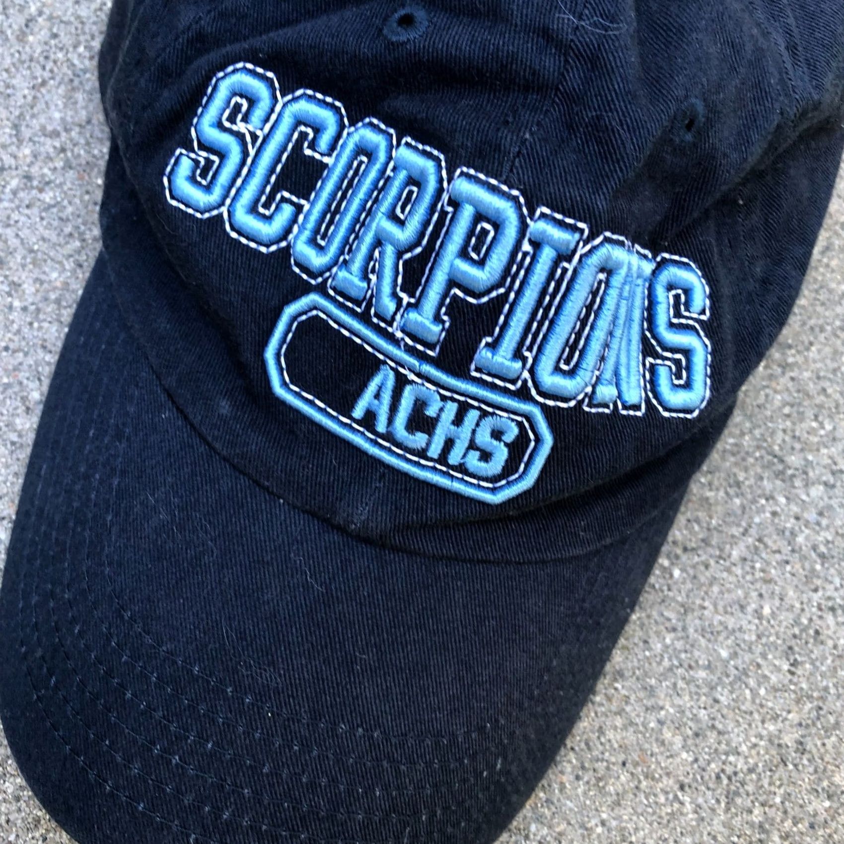 Vintage OHIOPYLE 81 Adolfo Camarillo High School Scorpions Baseball Hat Men's Blue Cap Size ONE SIZE - 2 Thumbnail