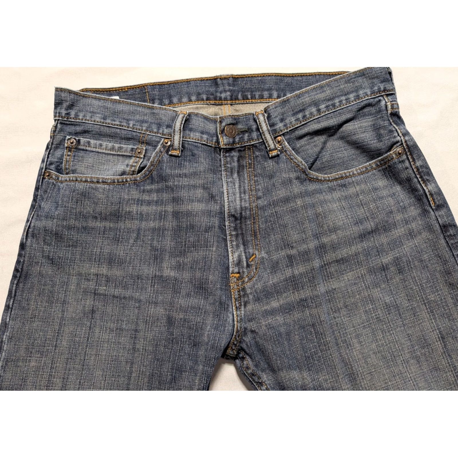 Levi's LEVIS 505 RED TAB Men 34X30 Regular Straight Denim Blue Jeans Size US 34 / EU 50 - 3 Thumbnail