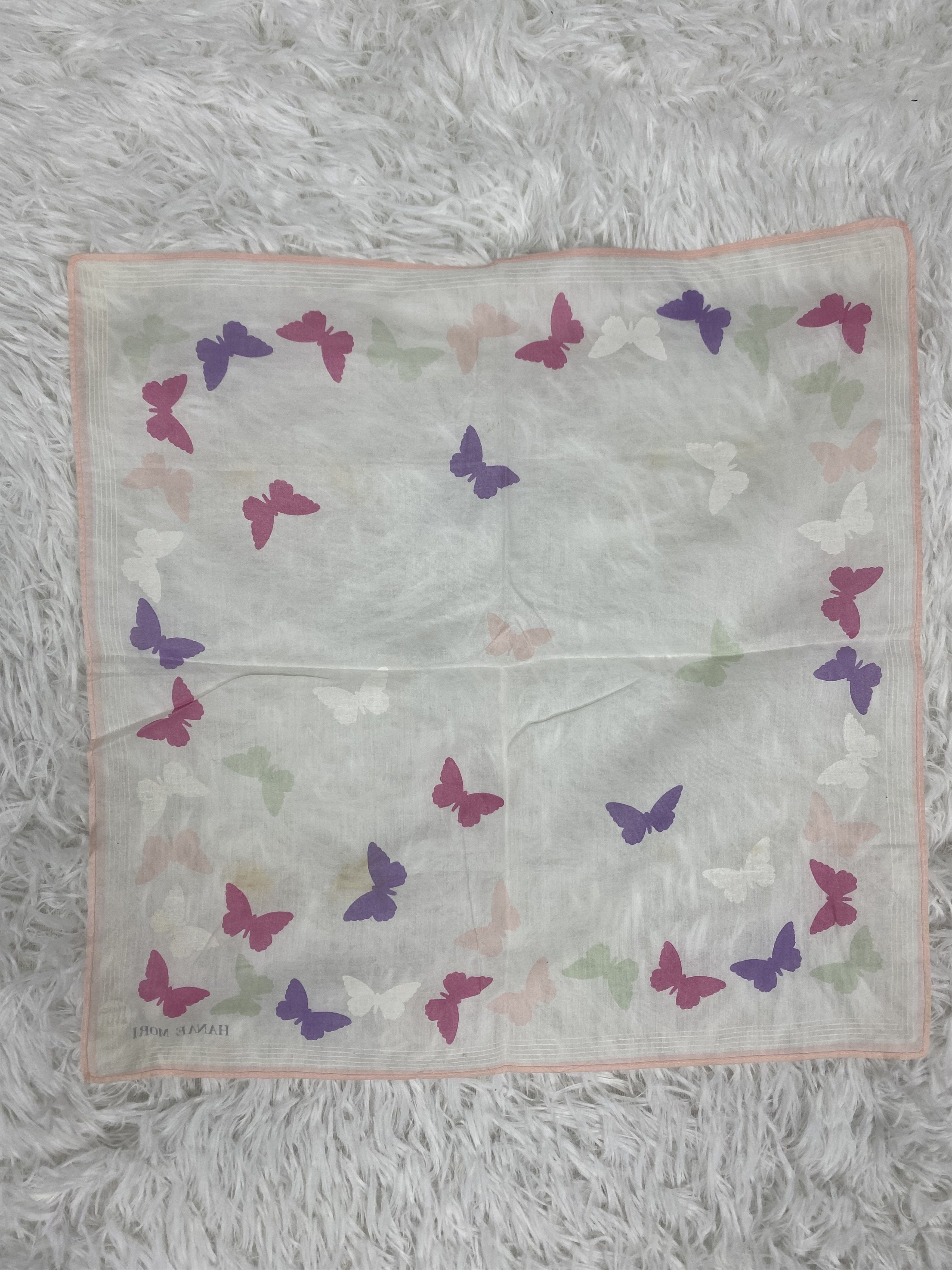Hanae Mori Vintage Hanae Mori Handkerchief Neckerchief PH0384 Size ONE SIZE - 4 Thumbnail