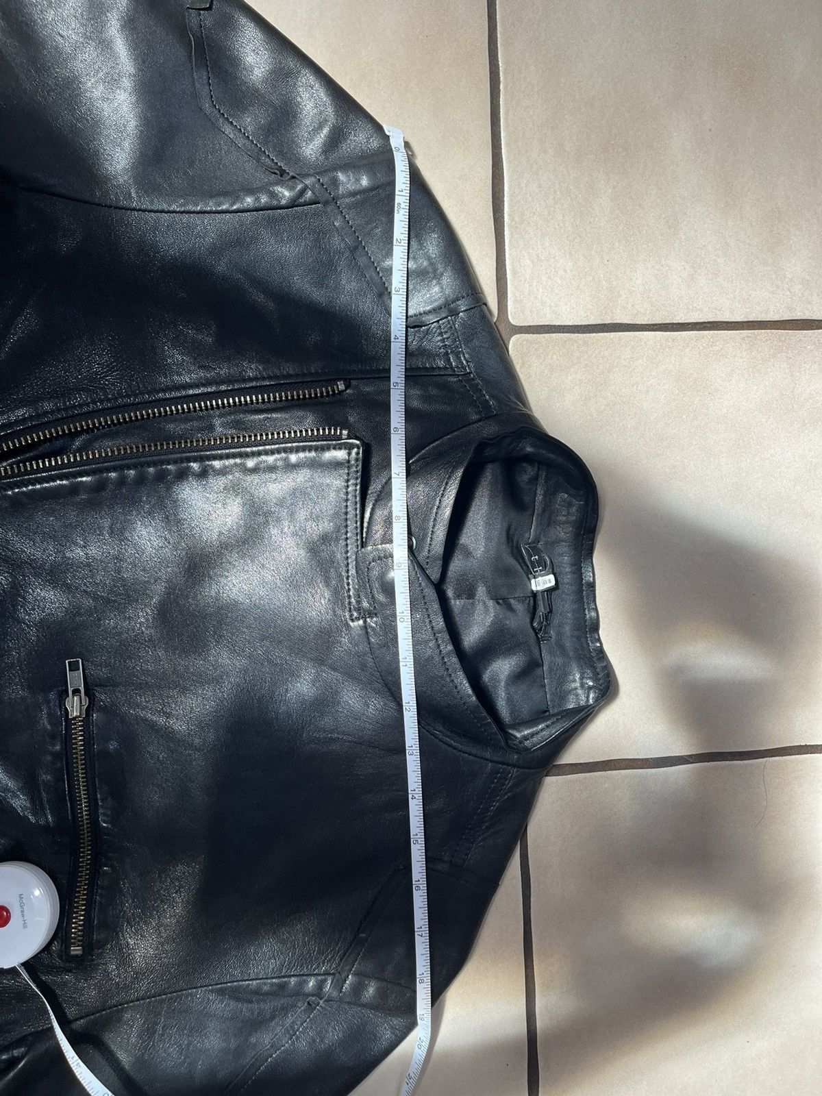 Theory Theory black leather moto jacket M Size US M / EU 48-50 / 2 - 6 Thumbnail