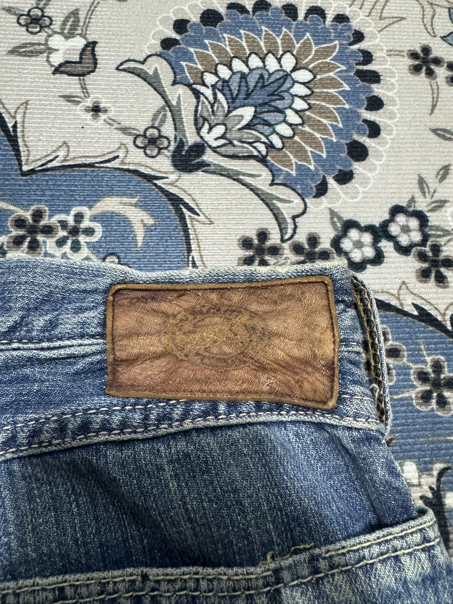 Japanese Brand × OMNIGOD × Vintage Vintage Omnigod Selvedge Distressed Jeans Real Mccoy Size US 30 / EU 46 - 7 Thumbnail