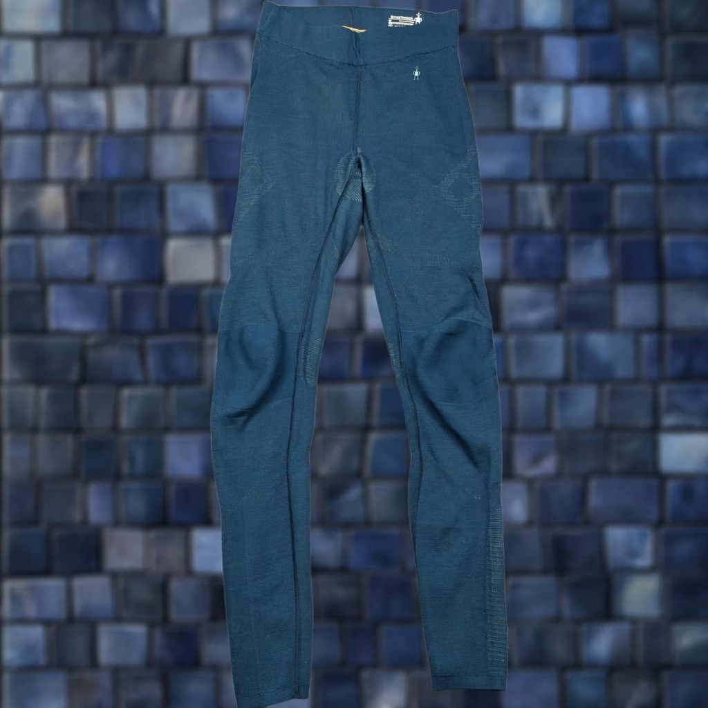 Smartwool Smartwool Leggings Womens Medium Blue Intraknit 200 Thermal Ankle Base Layer Size 32" / US 10 / IT 46 - 1 Thumbnail