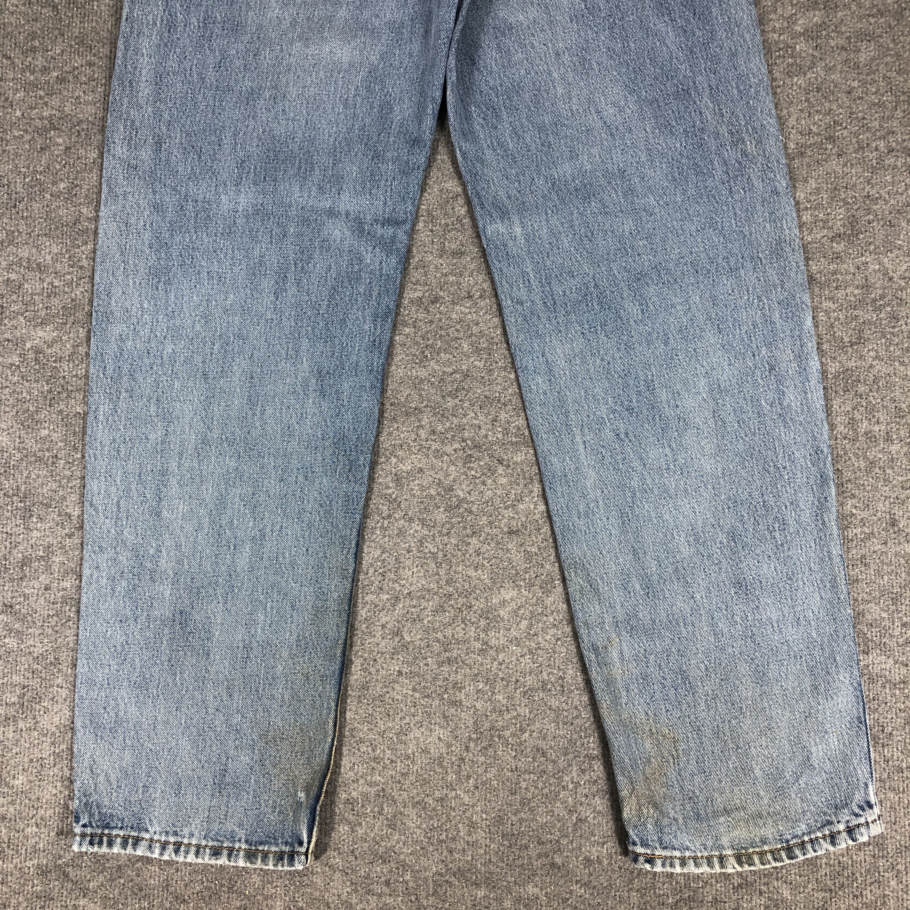 Levi's × Vintage Vintage Levis 550 Light Blue Wash Jeans L966 Size US 33 - 8 Thumbnail